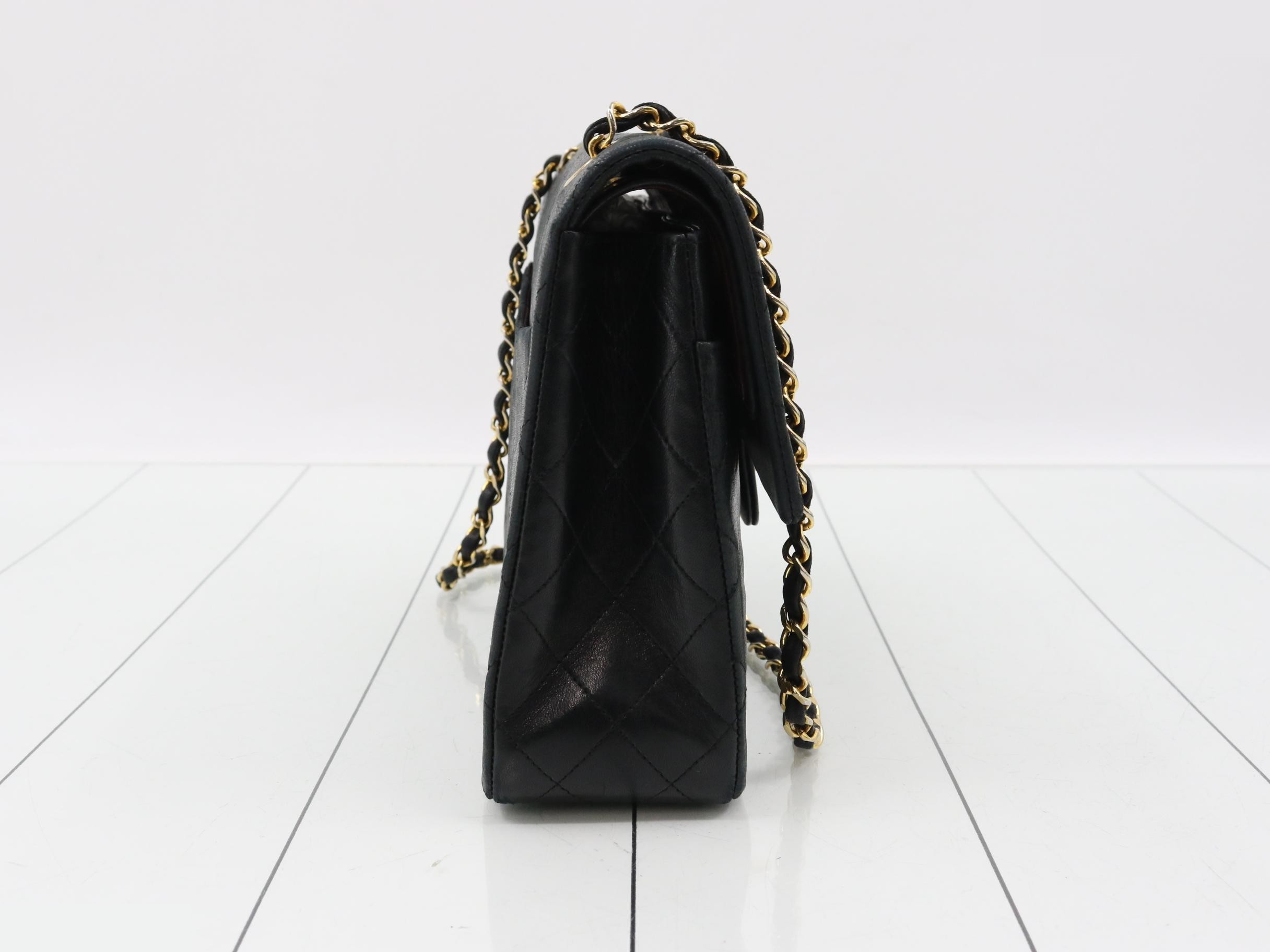 Lambskin Chain Shoulder Bag — view 4