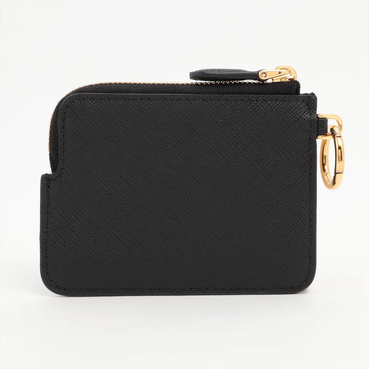 Saffiano Leather Card Case Black 1MC127 — view 2