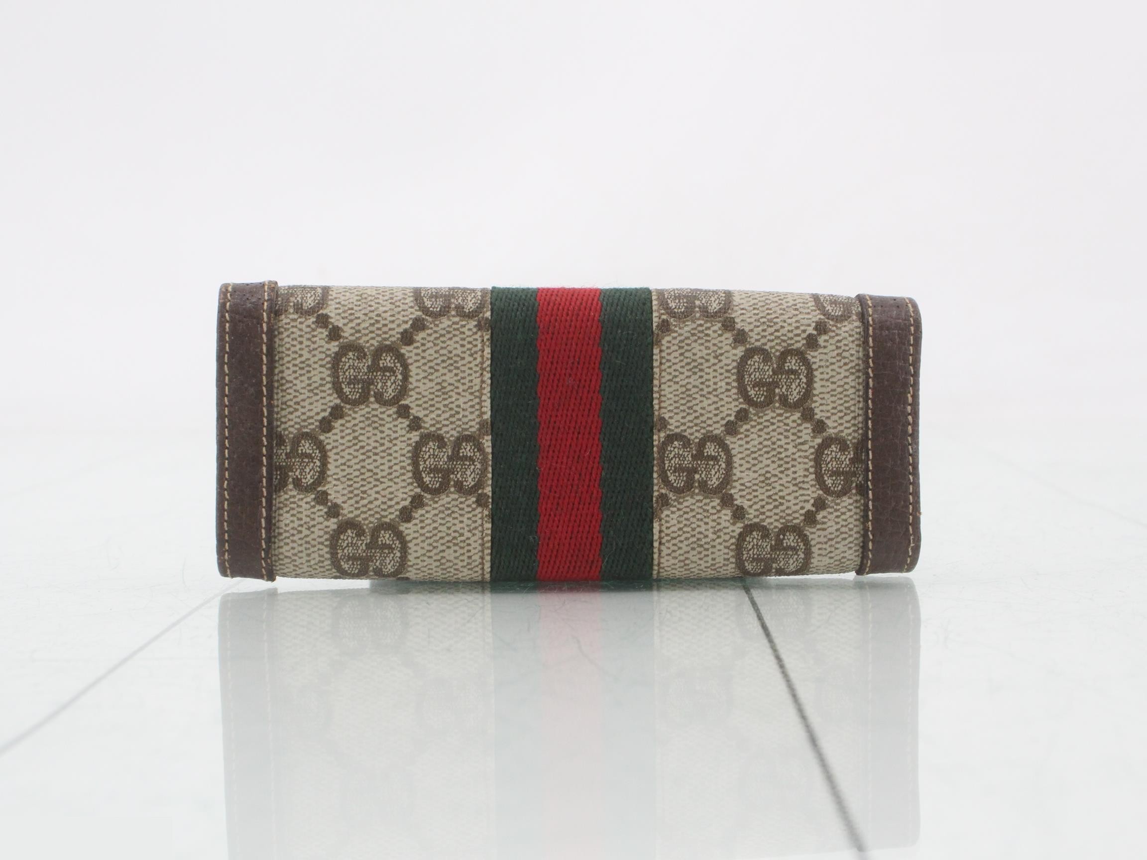 GG Canvas Sherry Line Key Case — view 2
