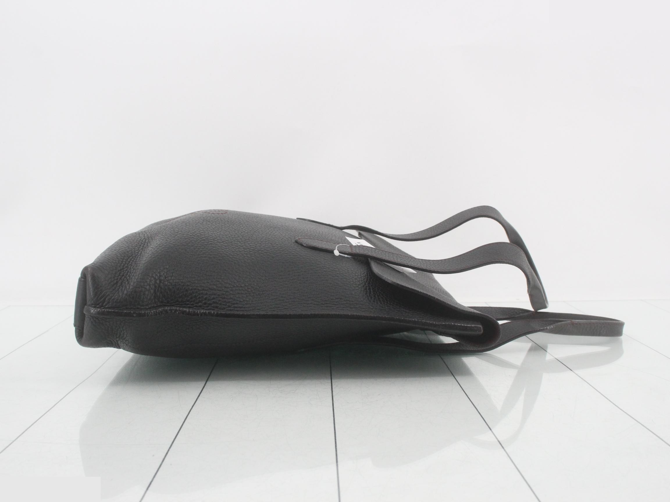 Anagram Taurillon Leather Flap Tote Bag — view 3