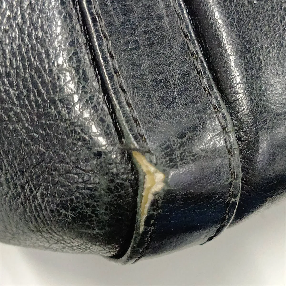 Flight Line Leather Handbag, Black — view 13