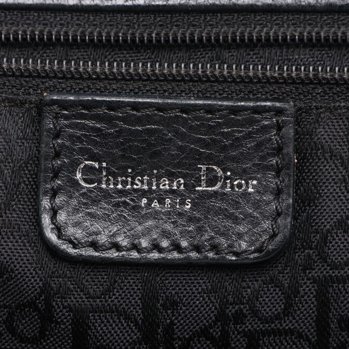 Flight Line Leather Handbag, Black — view 9