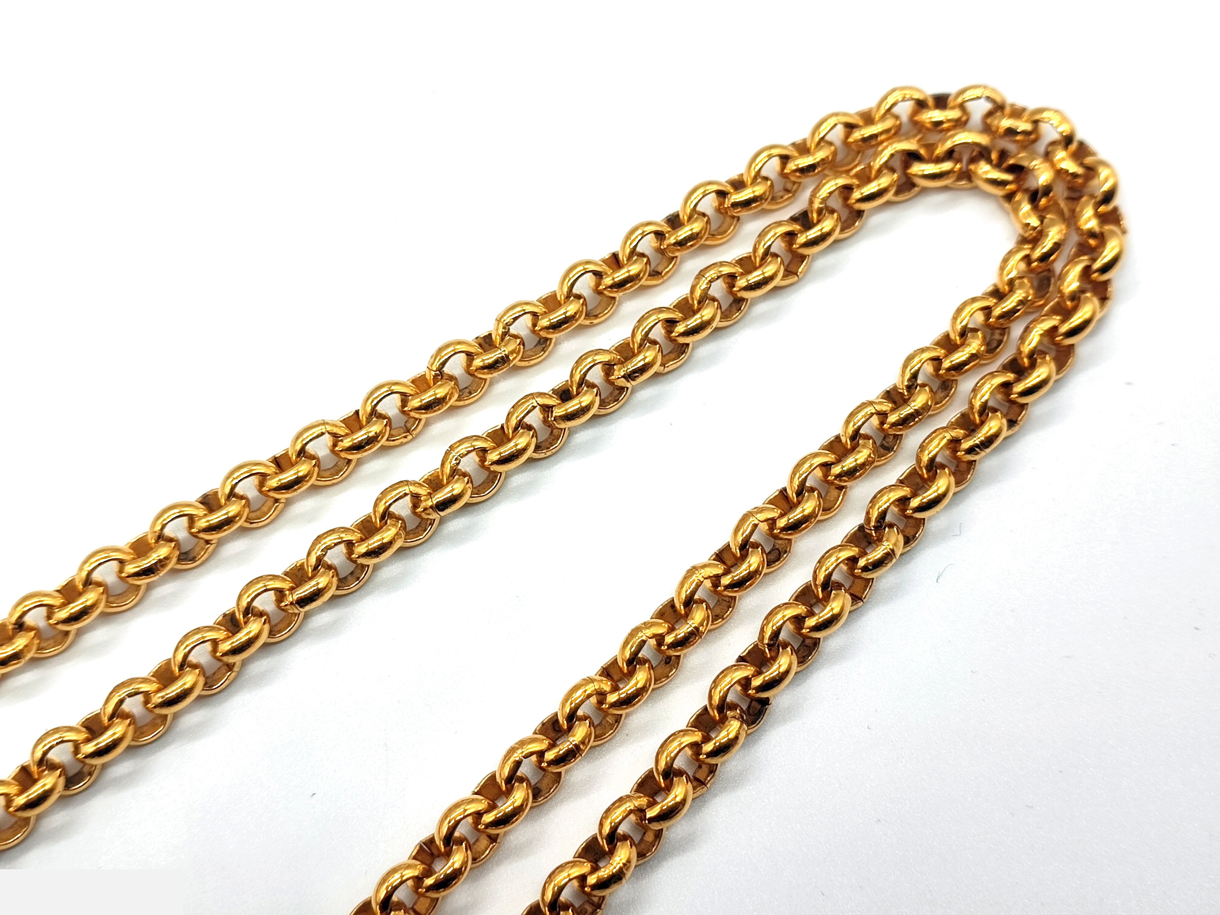 Coco Mark Necklace, 97P, Chain approx. 70cm — view 6