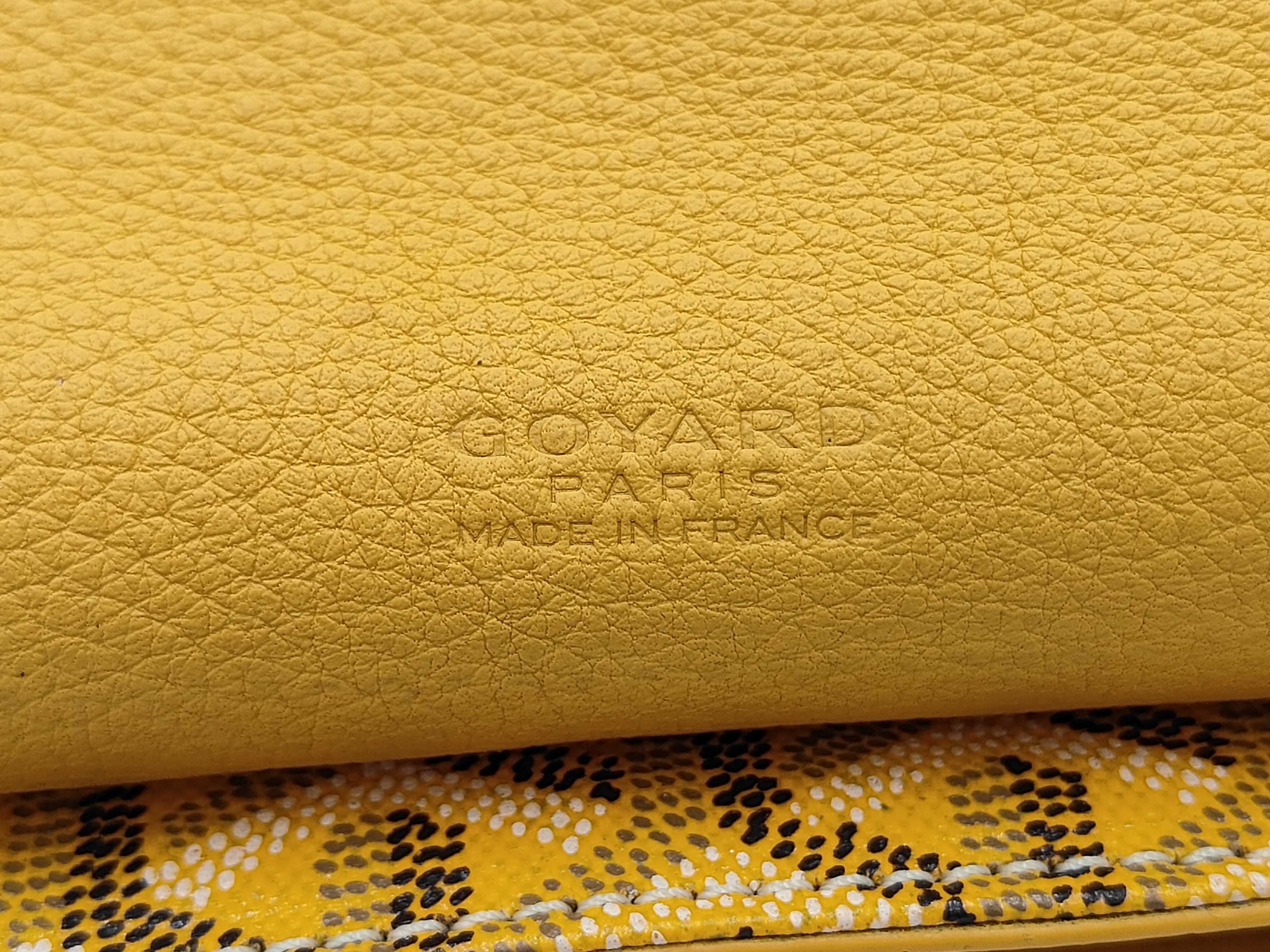 Grand Bleu PM Yellow Goyard Shoulder Bag — view 14