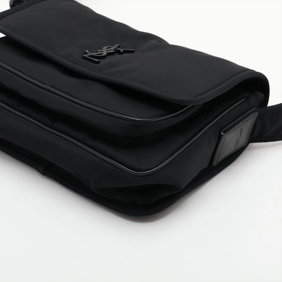 Niki 776611 Nylon Shoulder Bag, Black — view 3