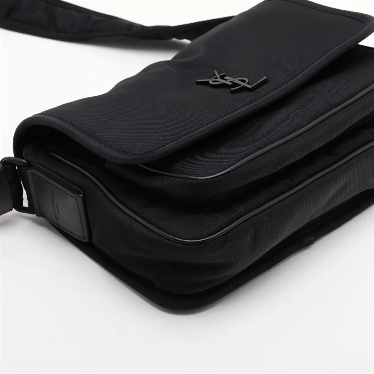 Niki 776611 Nylon Shoulder Bag, Black — view 4