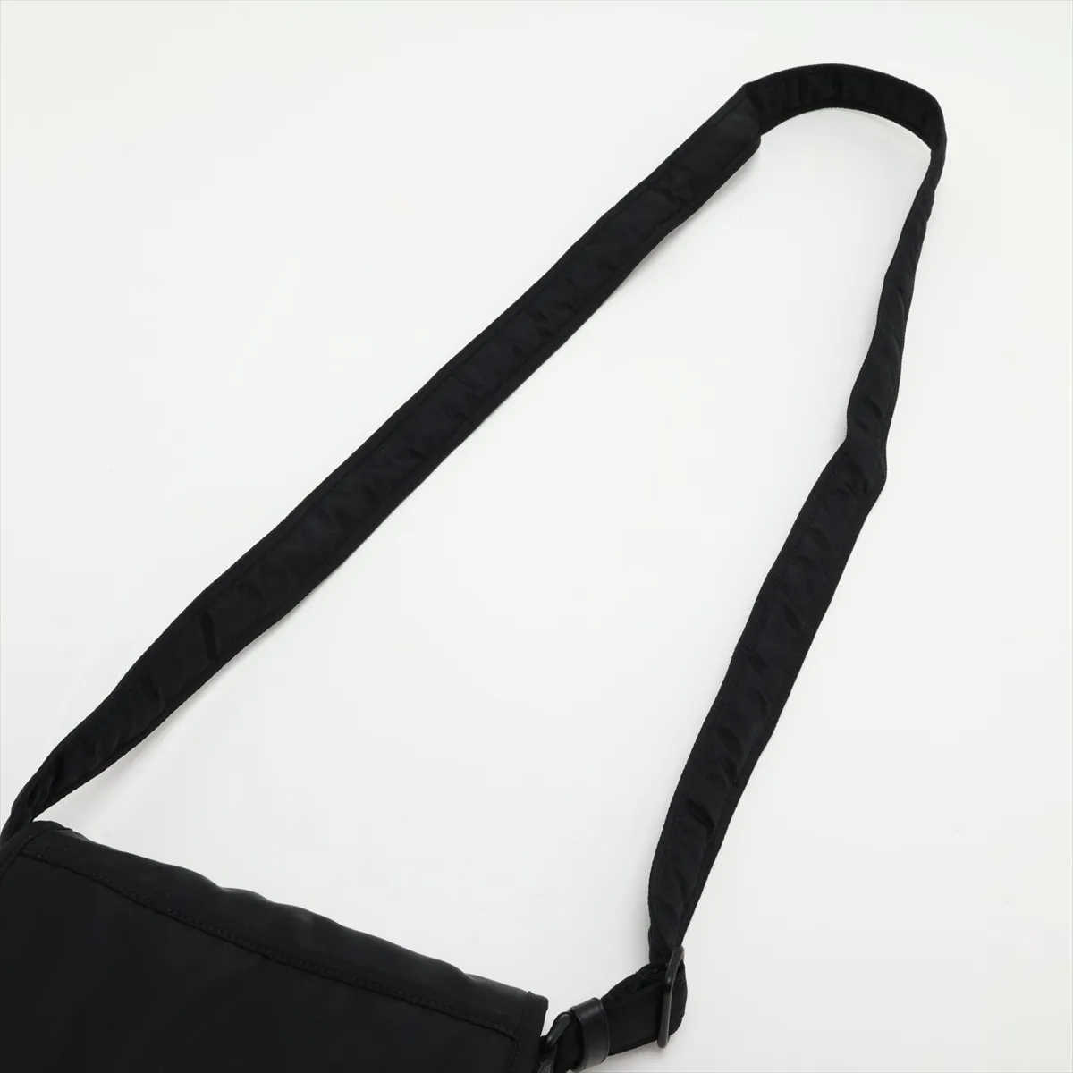 Niki 776611 Nylon Shoulder Bag, Black — view 5