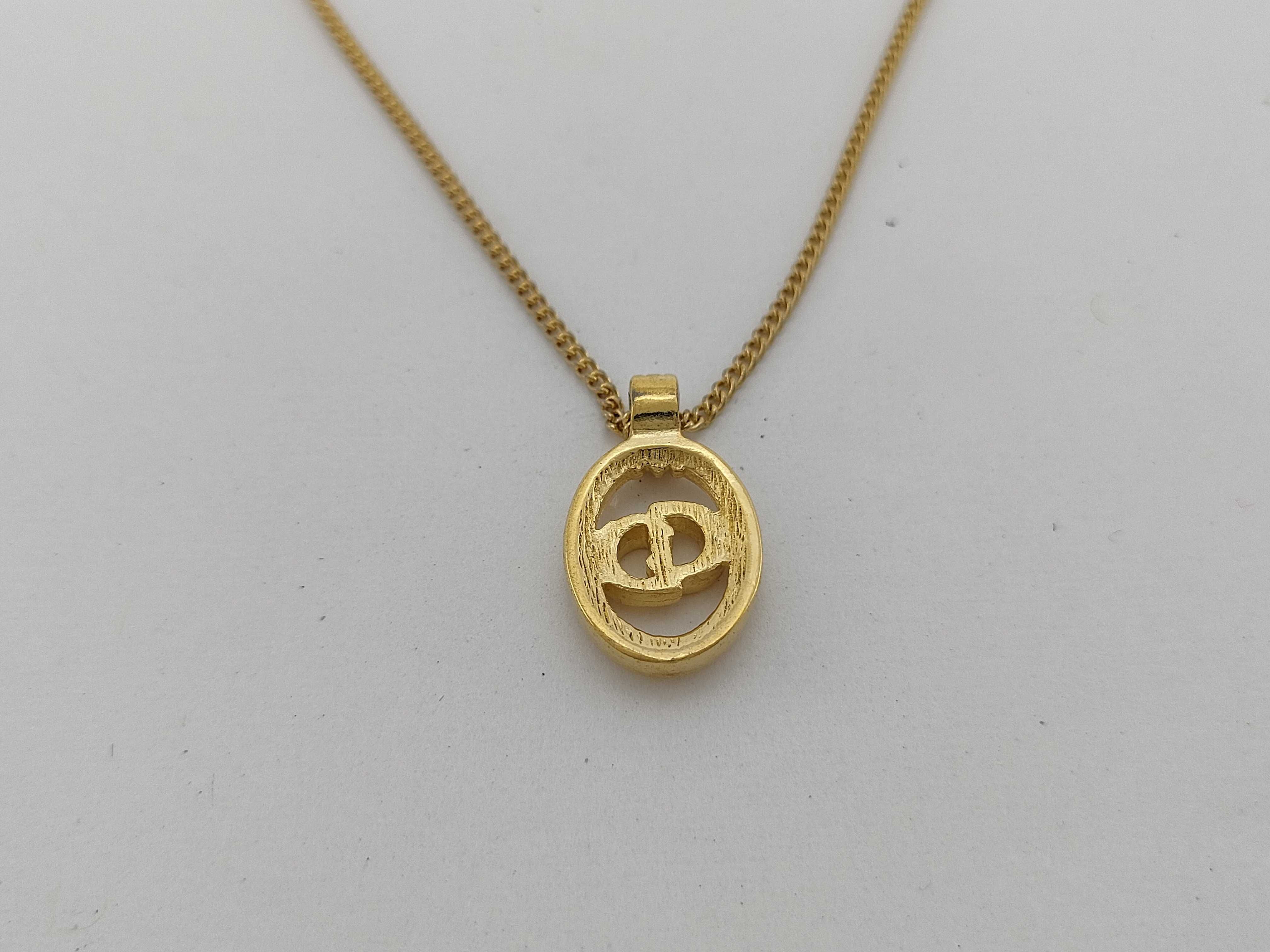 Oval CD Necklace — view 2