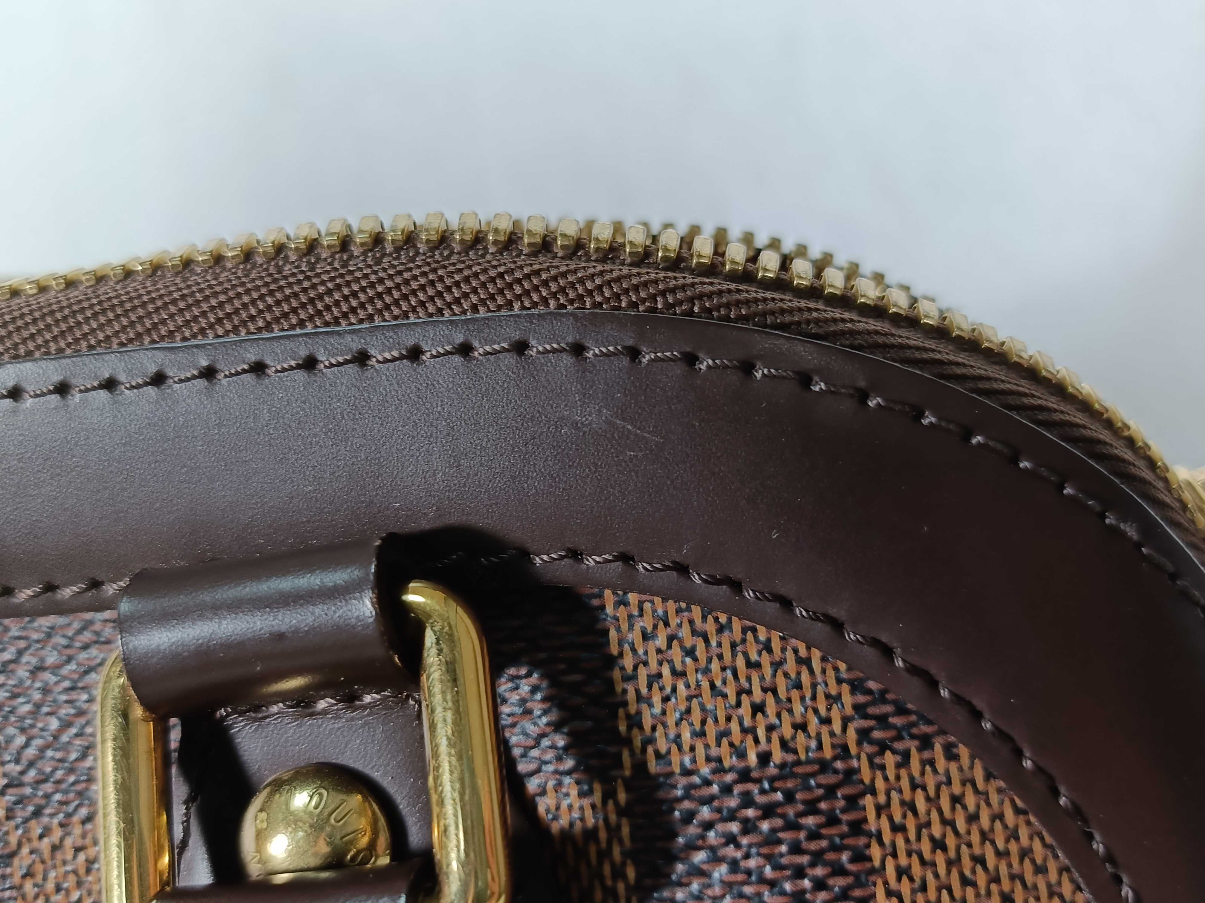 Damier Trevi PM Damier Ebene 2-way handbag, brown with gold hardware, N51997 tote bag — view 14
