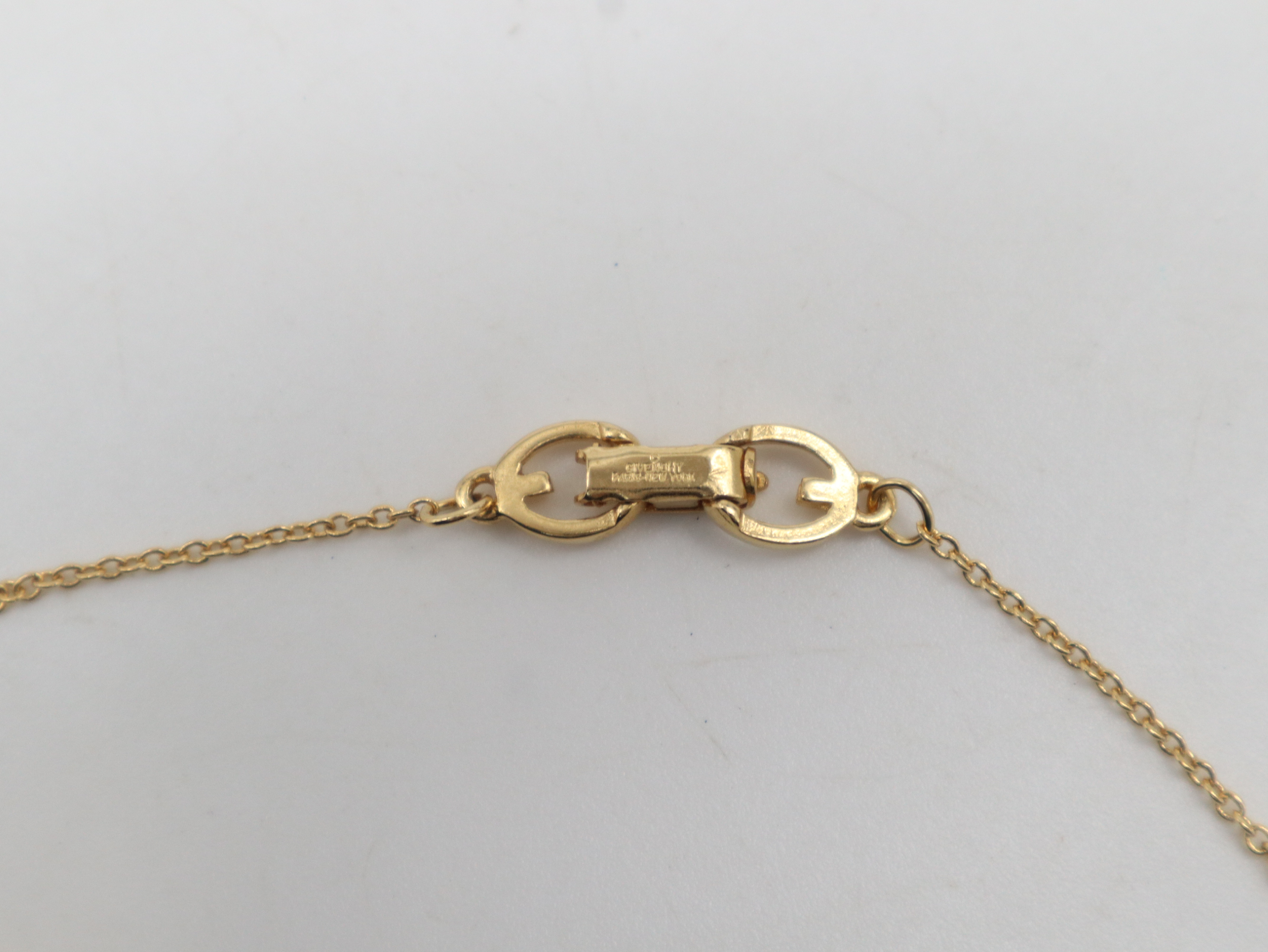 4G Logo Rhinestone Necklace GP Necklace — view 4
