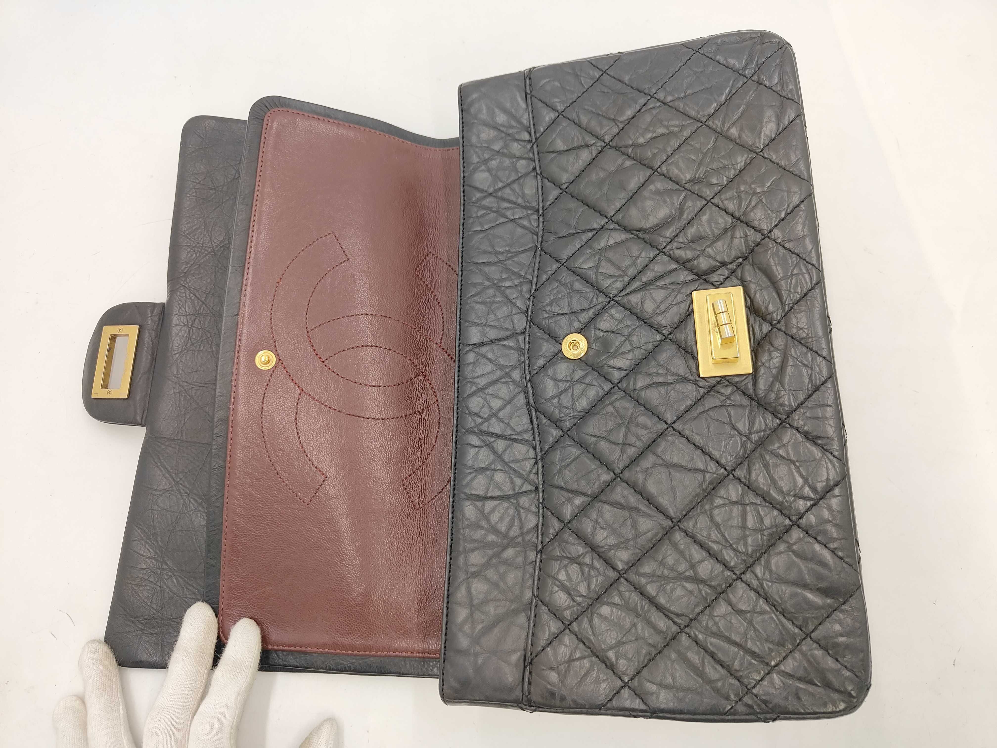 2.55 Shoulder Bag, Black — view 8