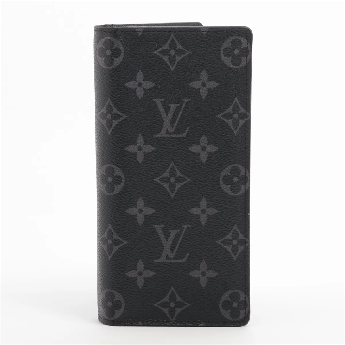 Monogram Eclipse Portefeuille Brother M61697 Black Long Wallet RFID Reactive