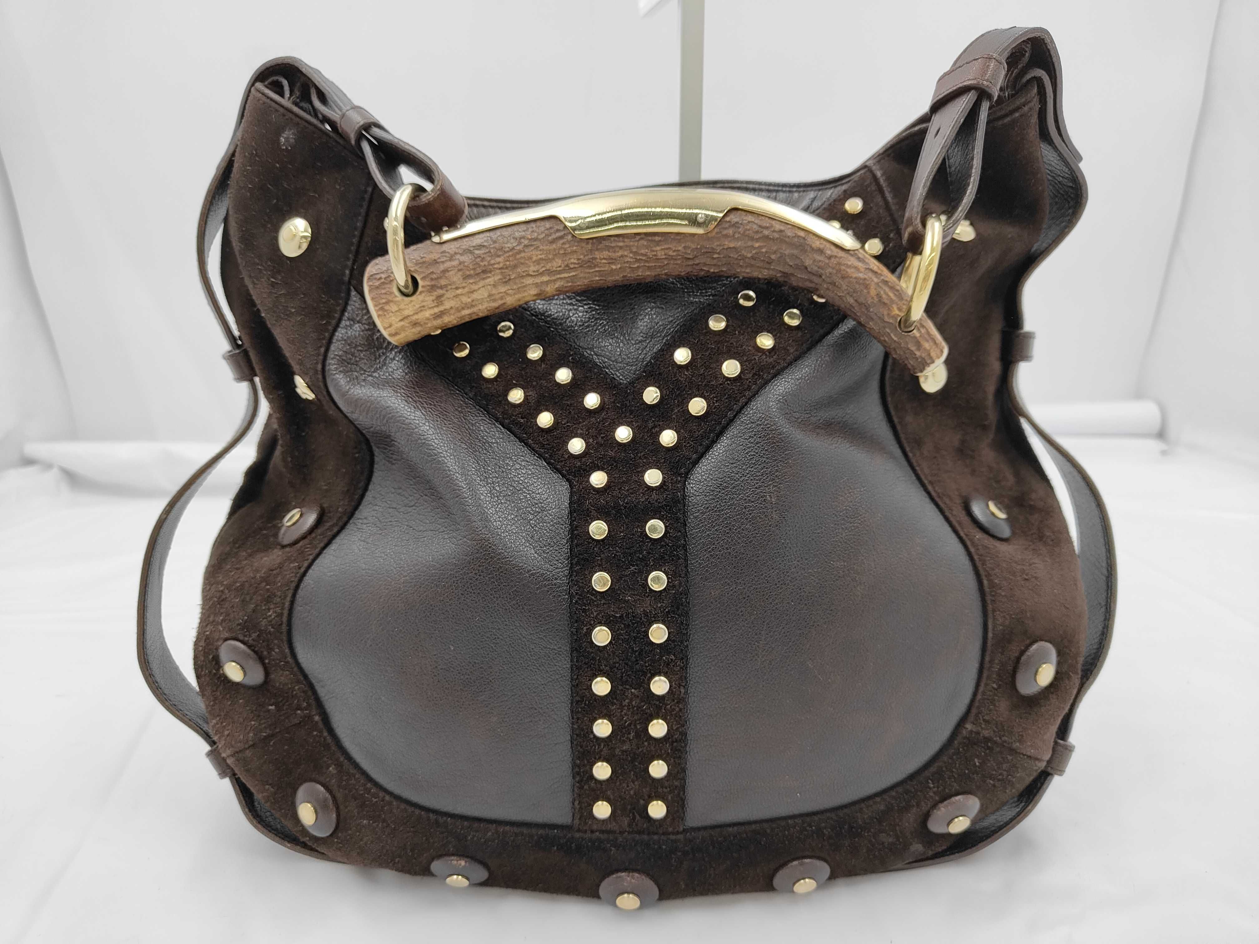 Mombasa Deer Antler Handbag Leather/Suede
