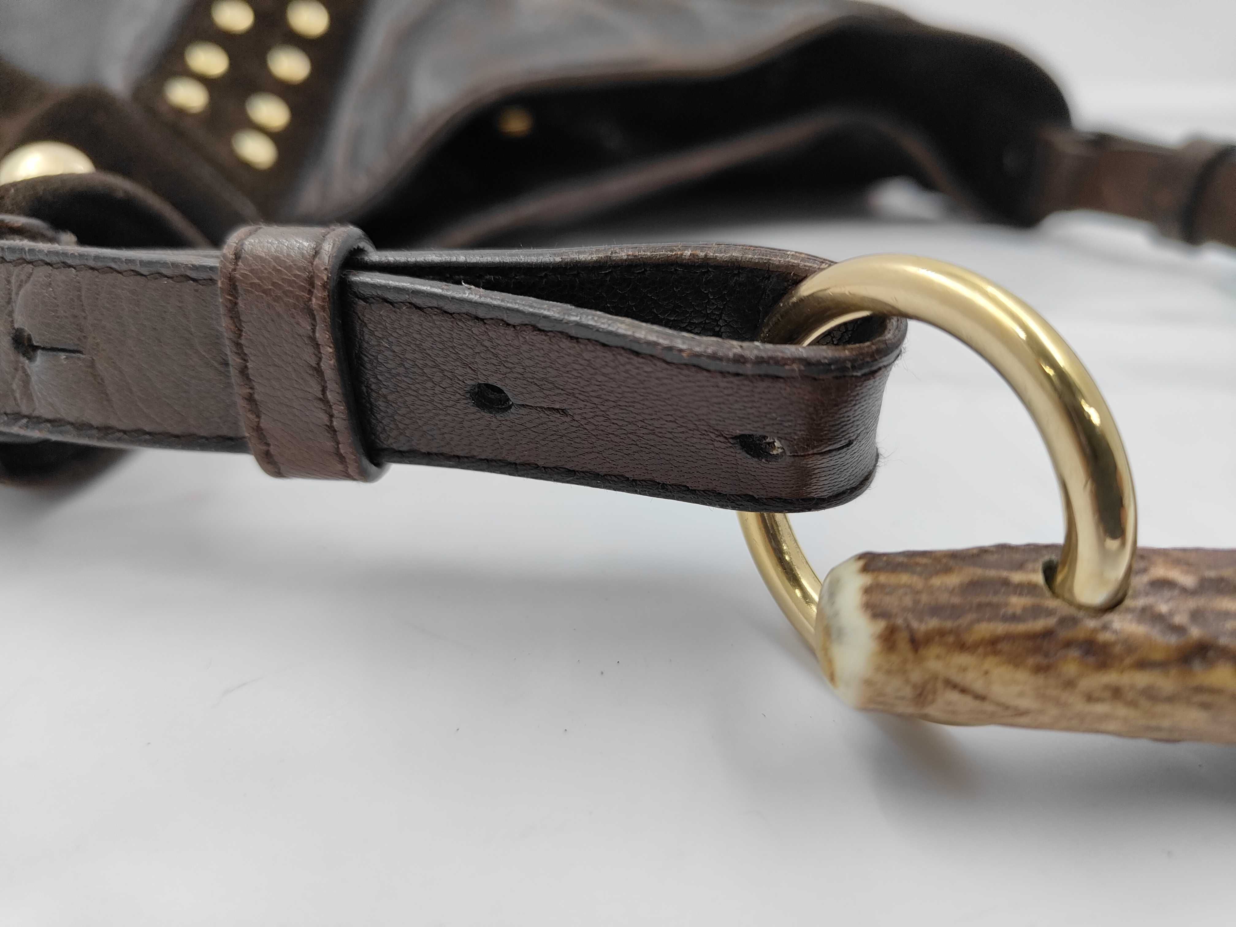 Mombasa Deer Antler Handbag Leather/Suede — view 4