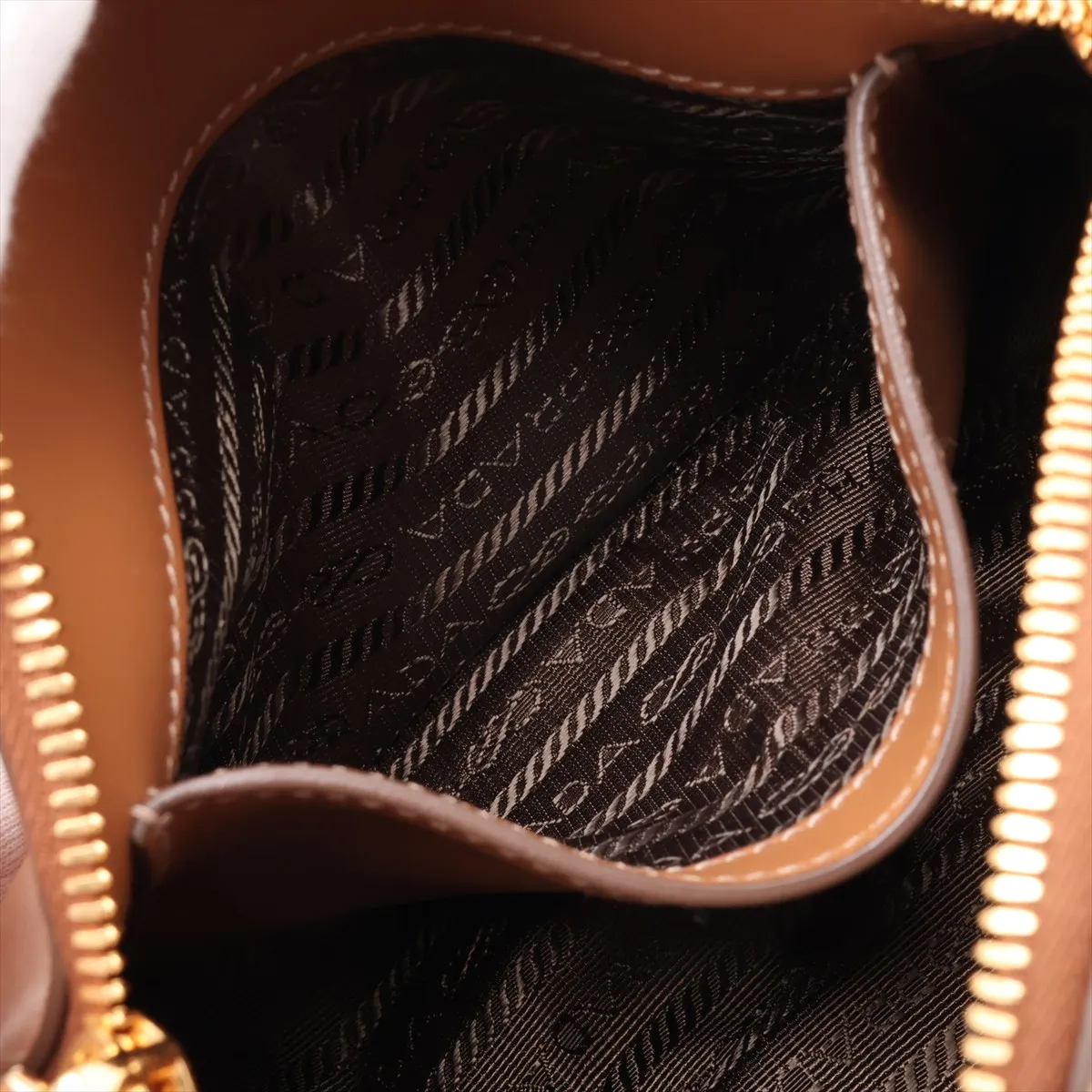 leather shoulder bag, brown — view 7