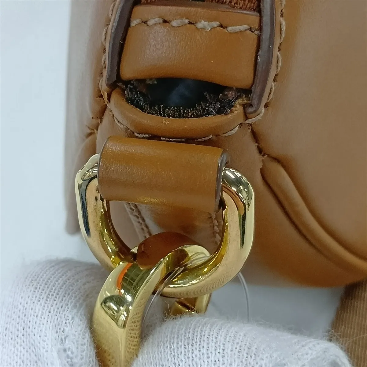 leather shoulder bag, brown — view 10