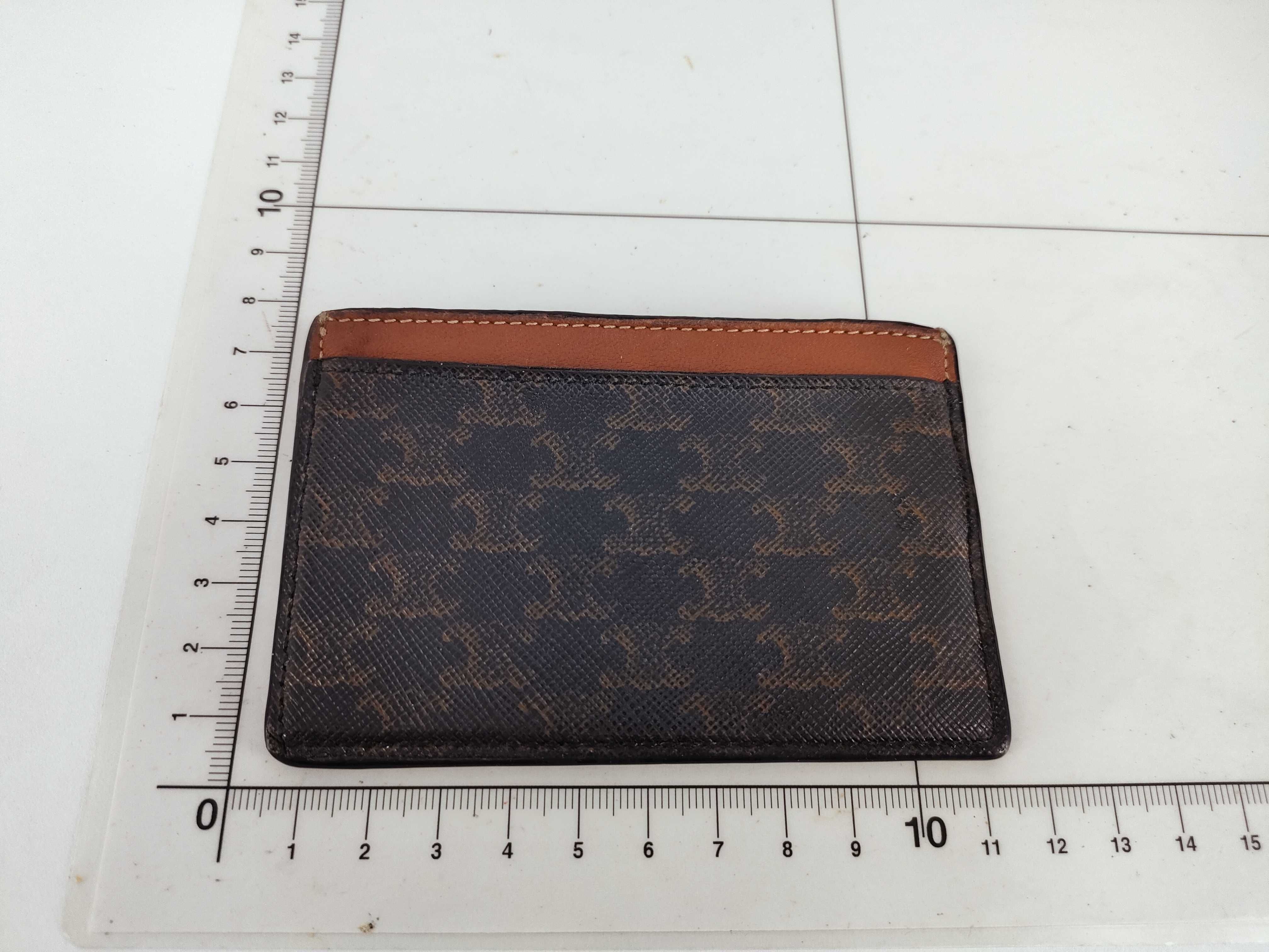 Triomphe Macadam Pattern Card Case (Card Case, Pass Case, Business Card Holder) — view 2