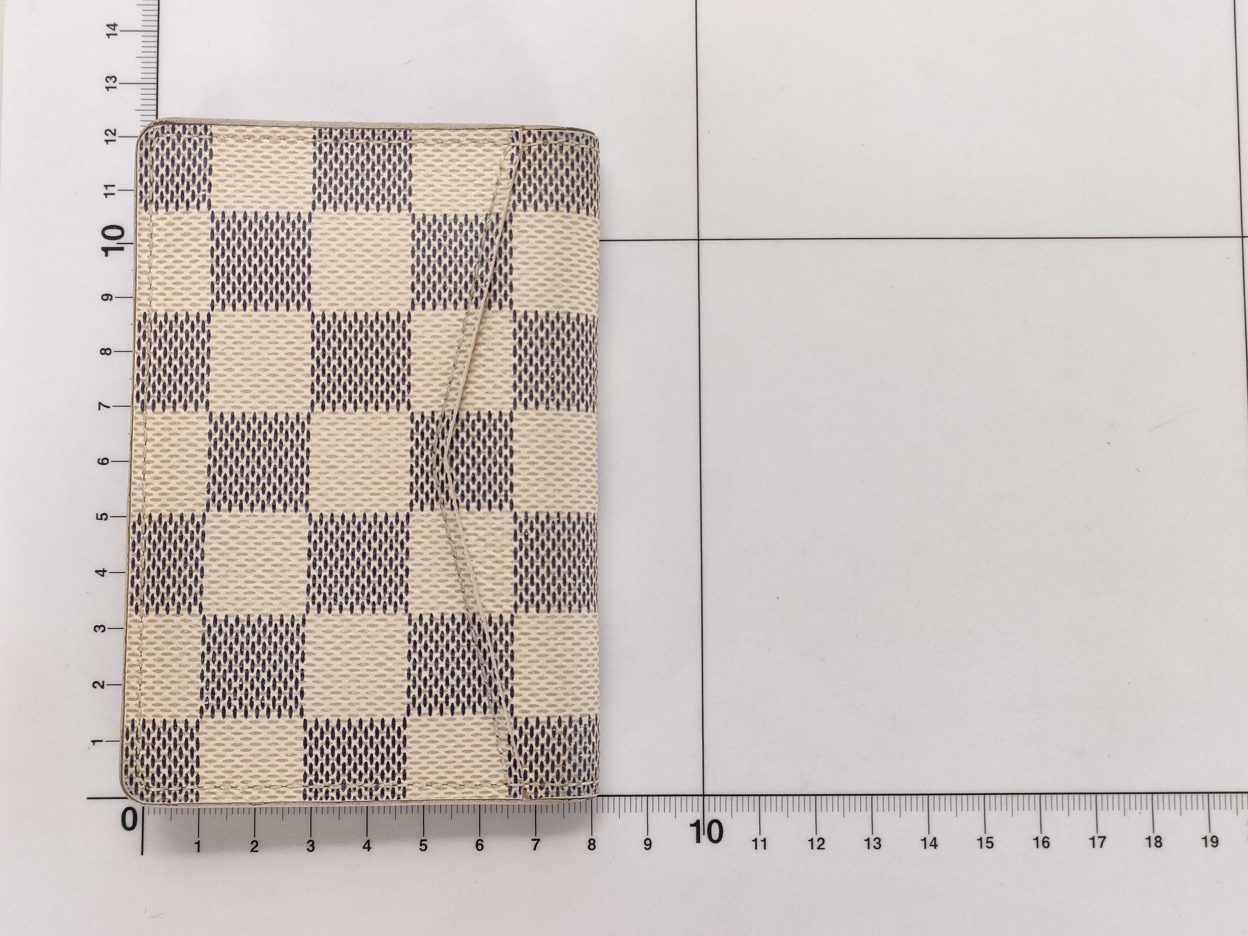 Damier Azur Card Case with Initials (MI0137) - Card Case — view 2