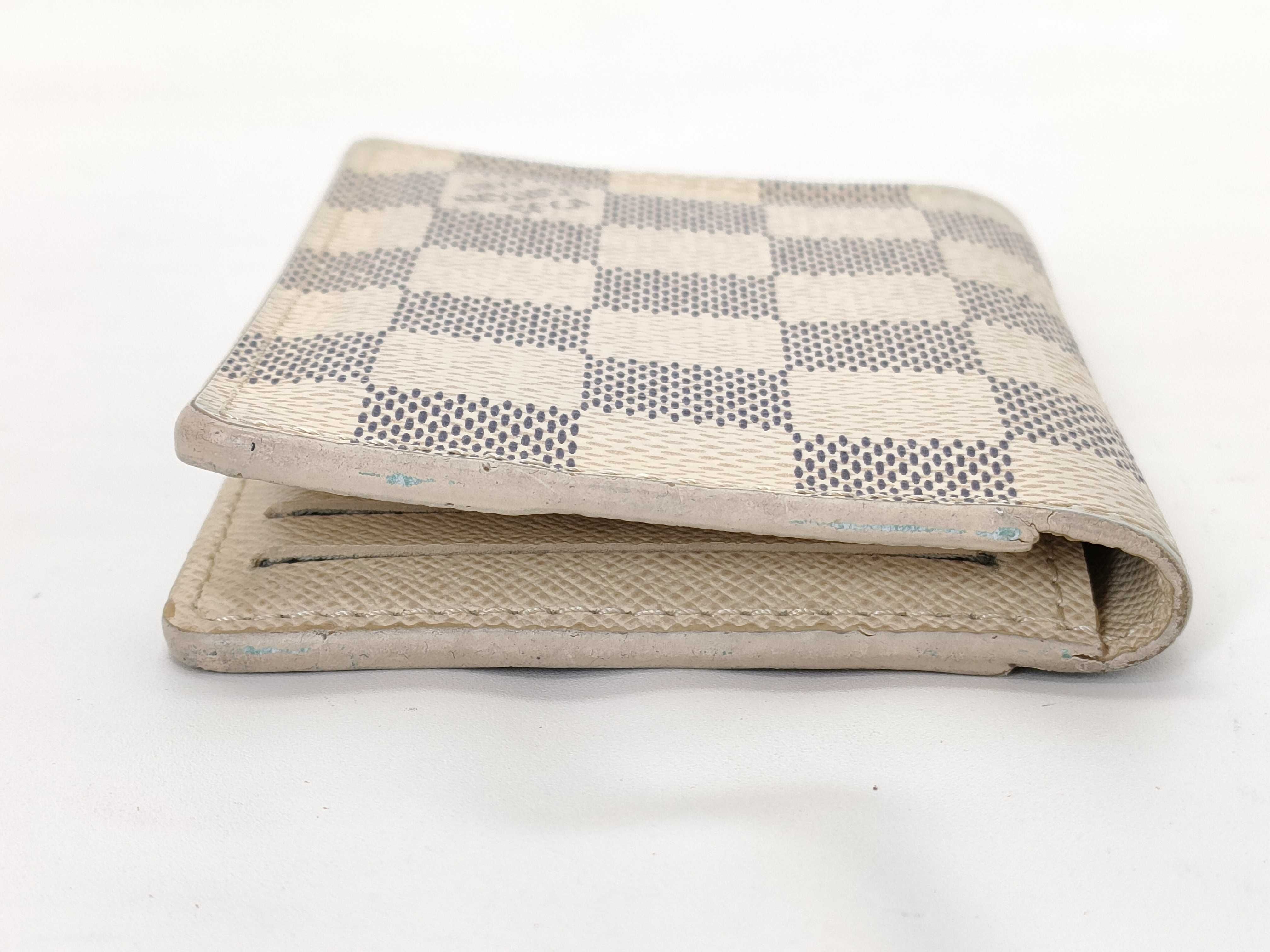 Damier Azur Card Case with Initials (MI0137) - Card Case — view 6