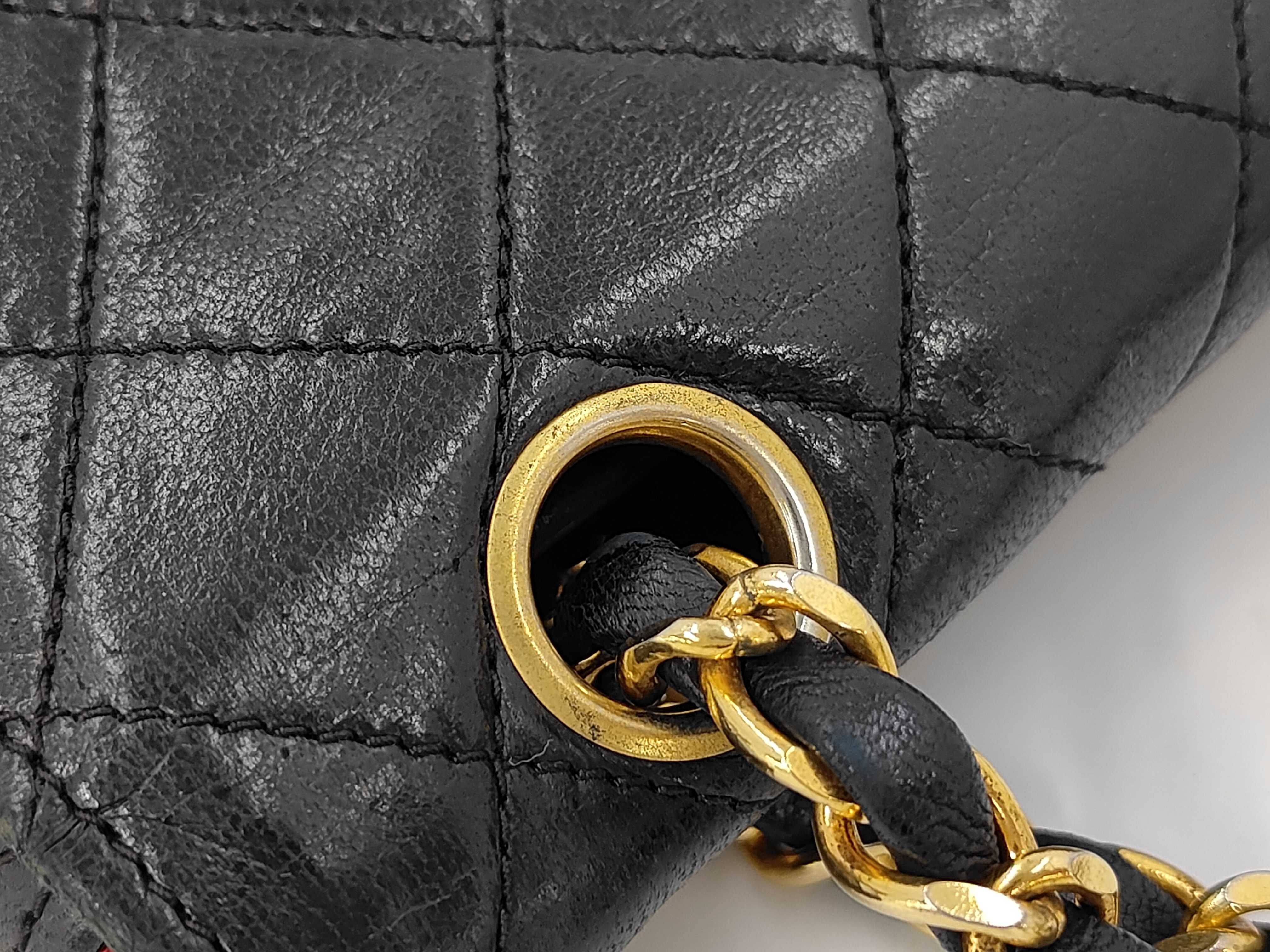 Matelassé Lambskin Chain Shoulder Bag — view 7