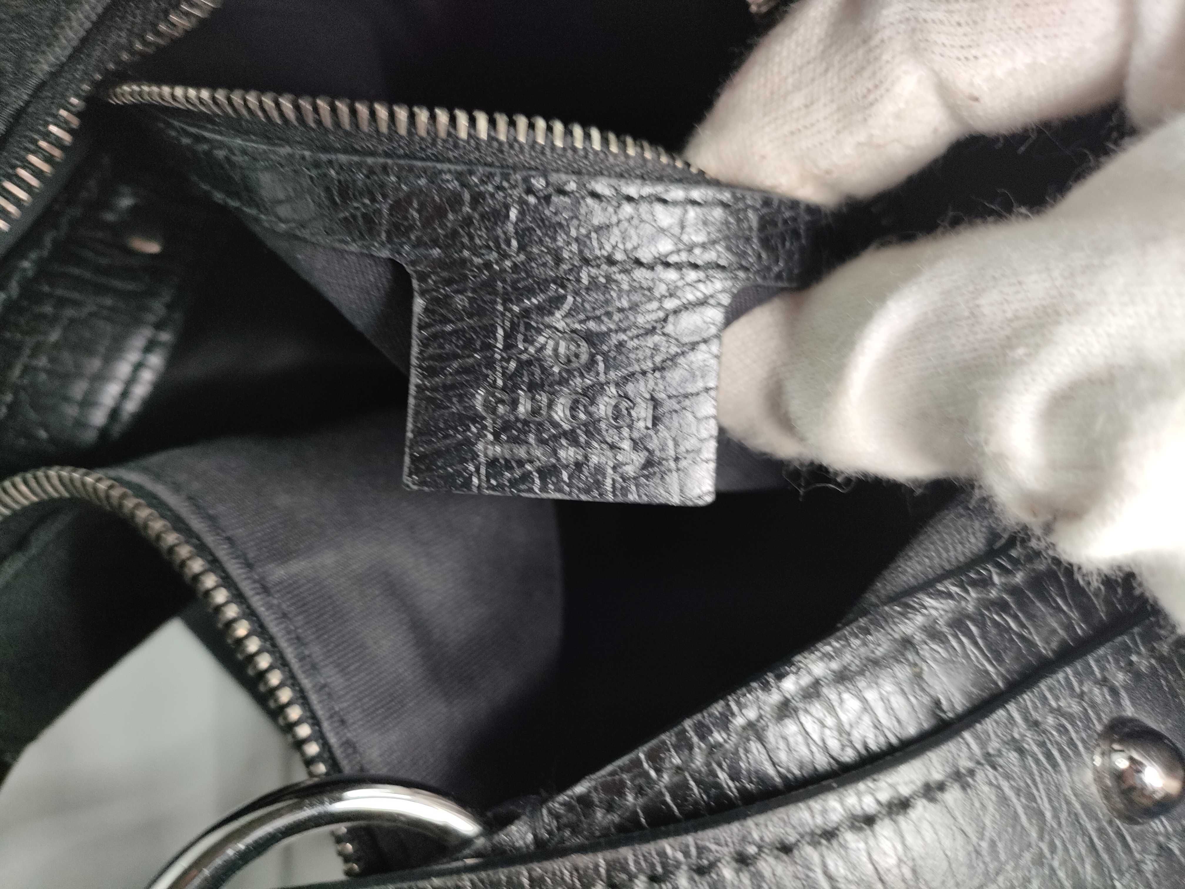 GG Canvas Horsebit One-Shoulder Bag — view 14