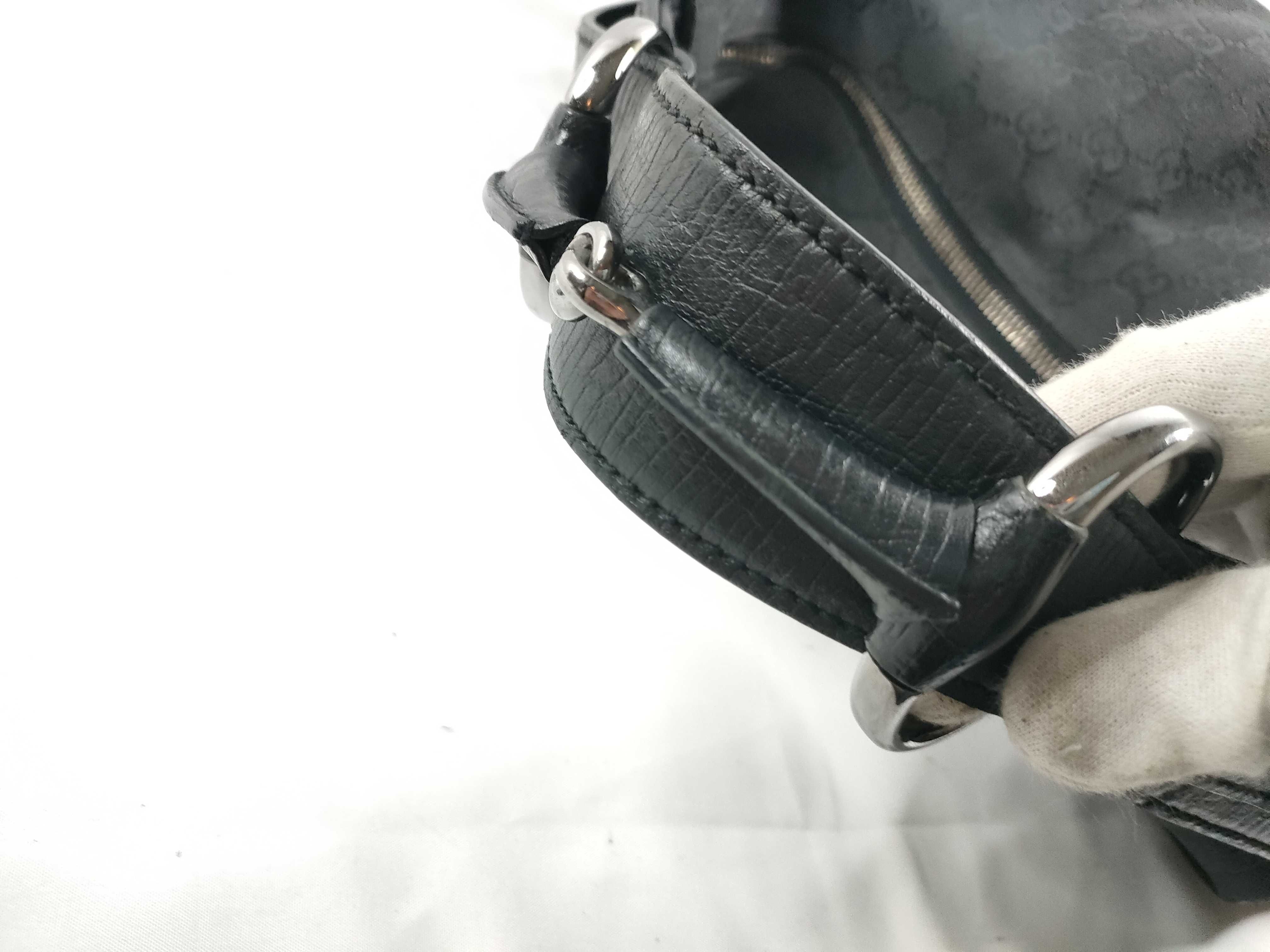 GG Canvas Horsebit One-Shoulder Bag — view 7