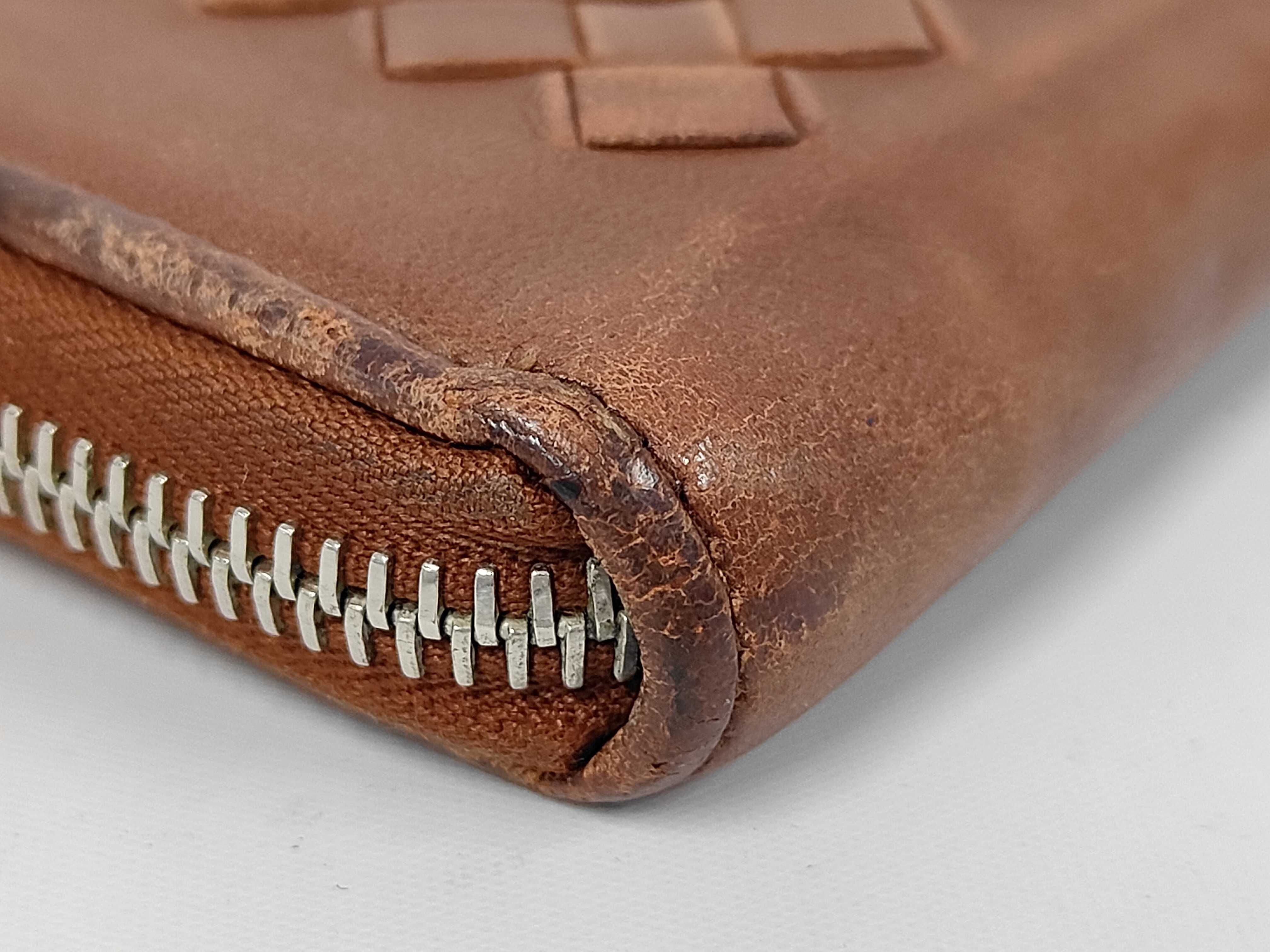 Intrecciato Round Zipper Long Wallet — view 3