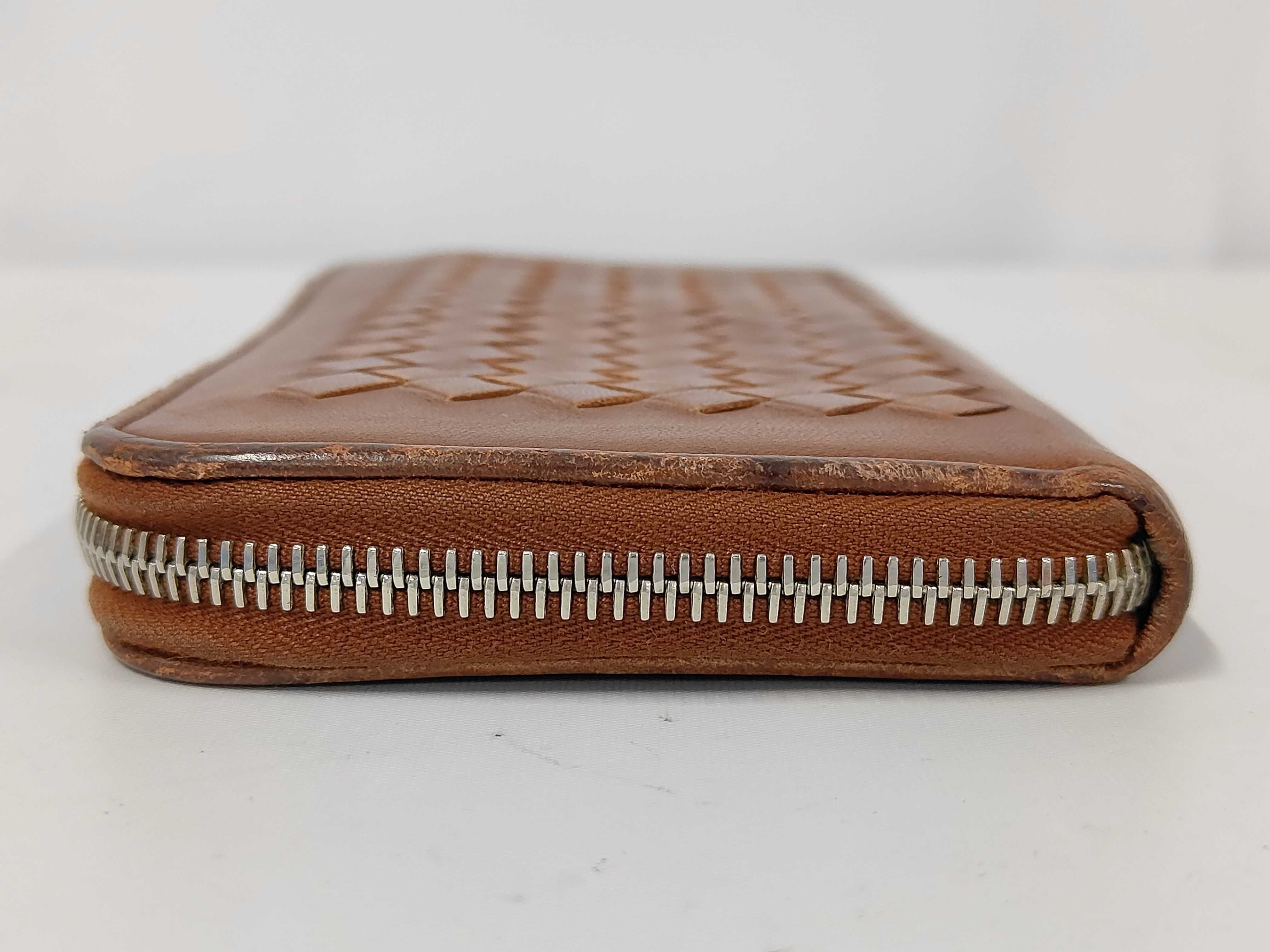 Intrecciato Round Zipper Long Wallet — view 6