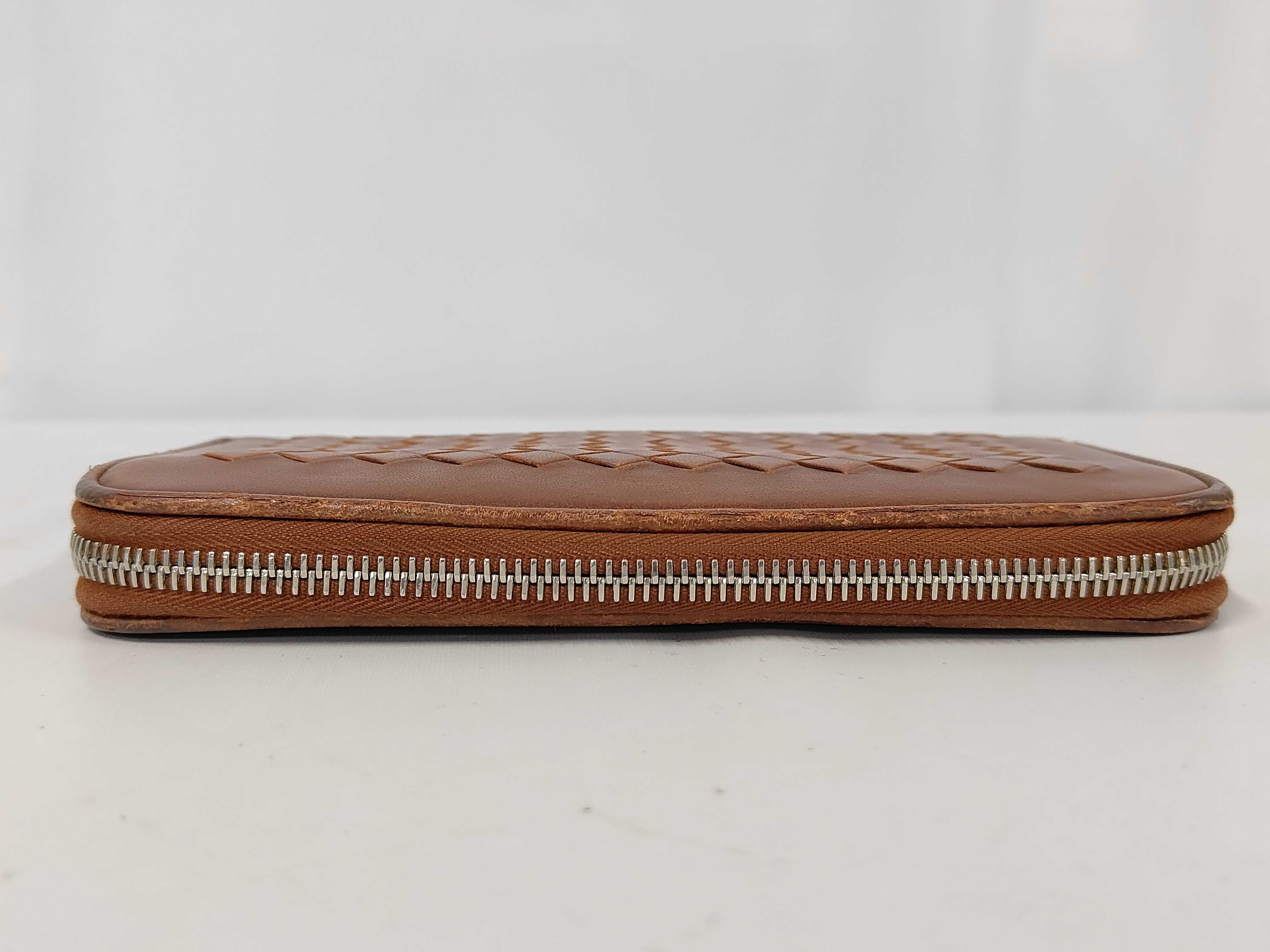 Intrecciato Round Zipper Long Wallet — view 7