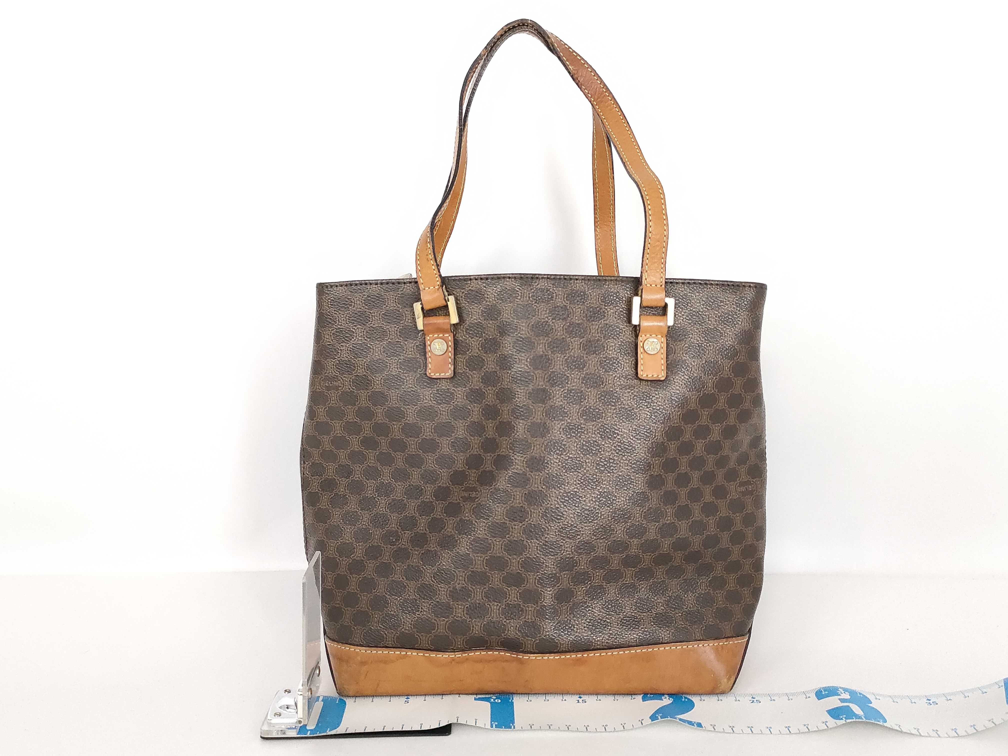 Macadam Coated Canvas Shoulder Tote Bag (Handbag) — view 2