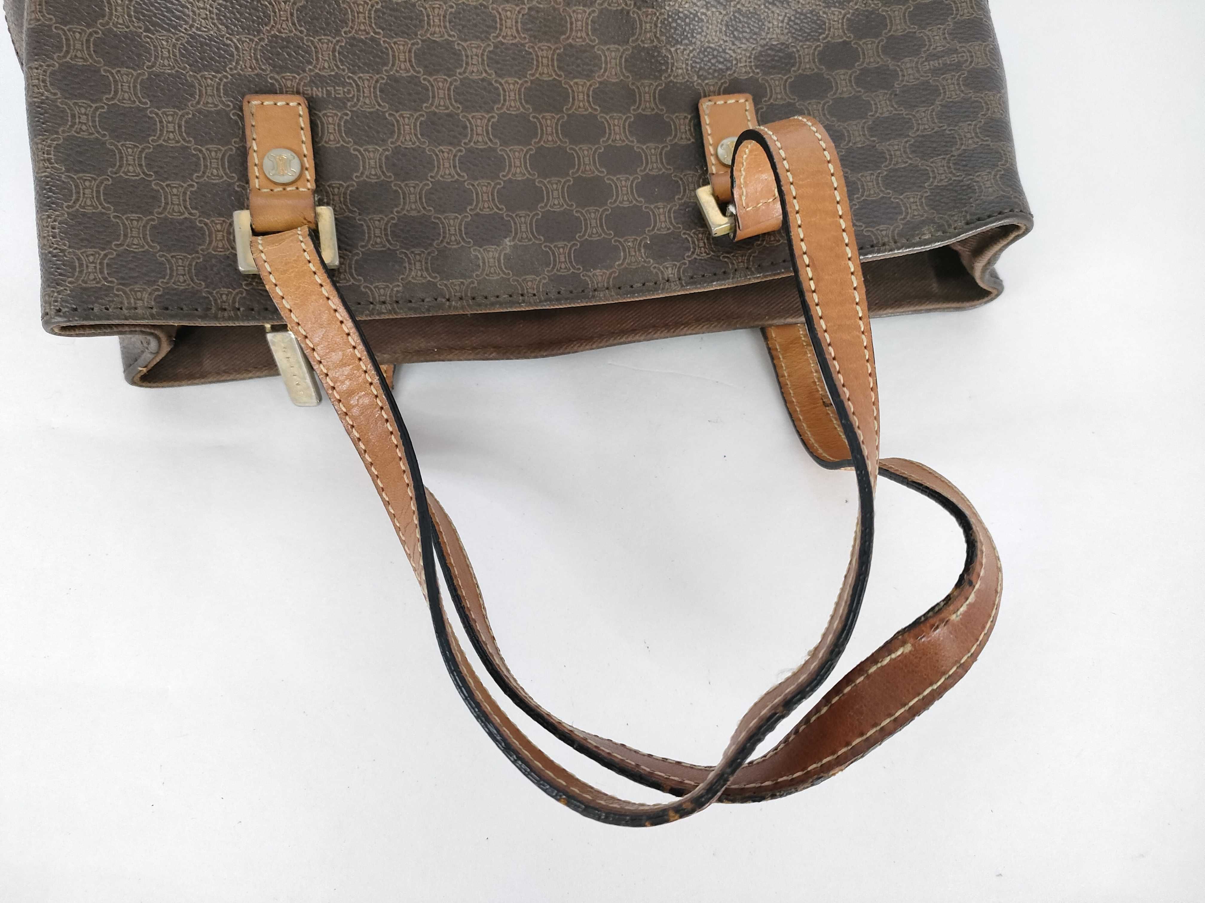 Macadam Coated Canvas Shoulder Tote Bag (Handbag) — view 3