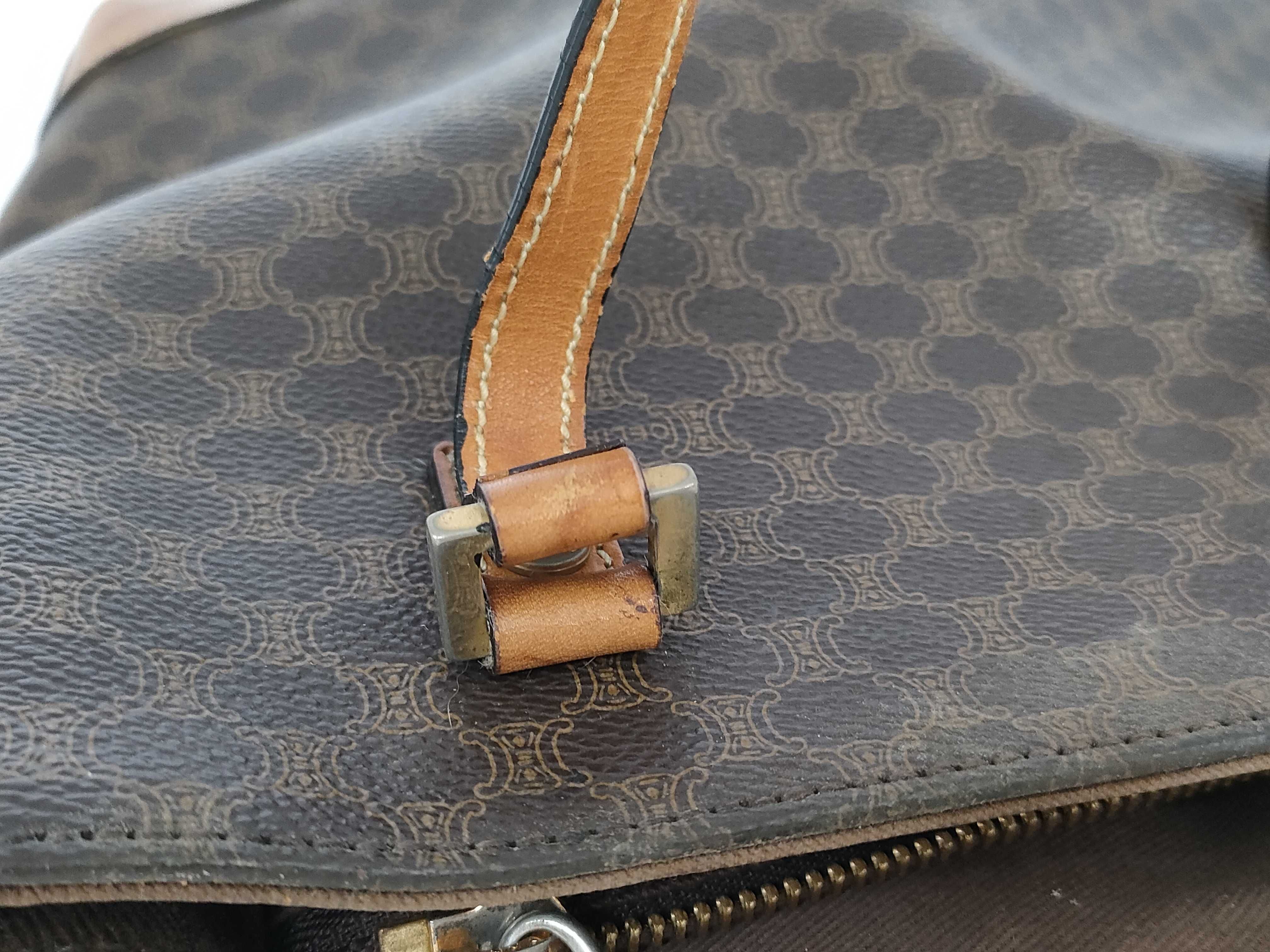 Macadam Coated Canvas Shoulder Tote Bag (Handbag) — view 5