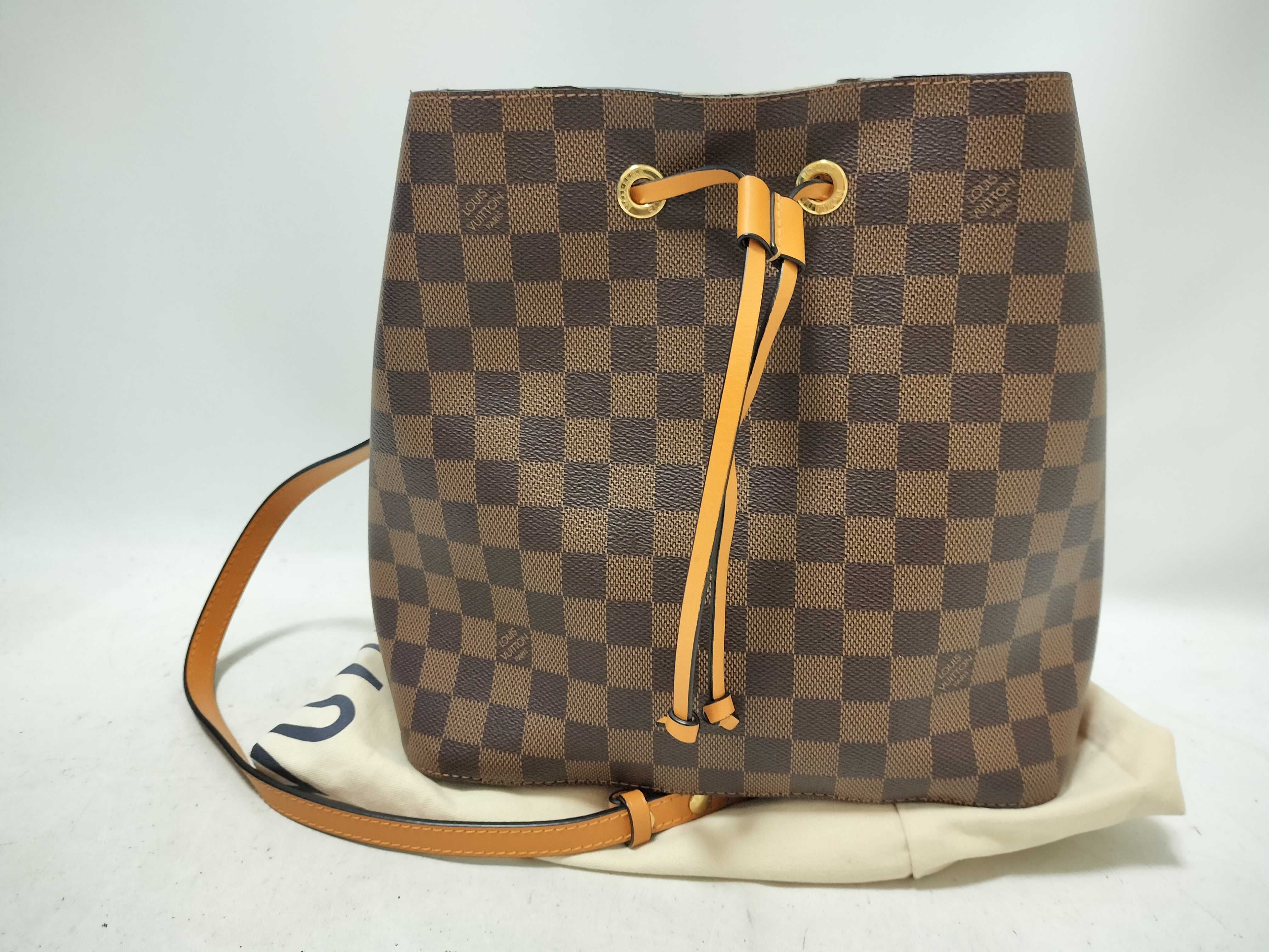 Damier Bucket Shoulder Bag