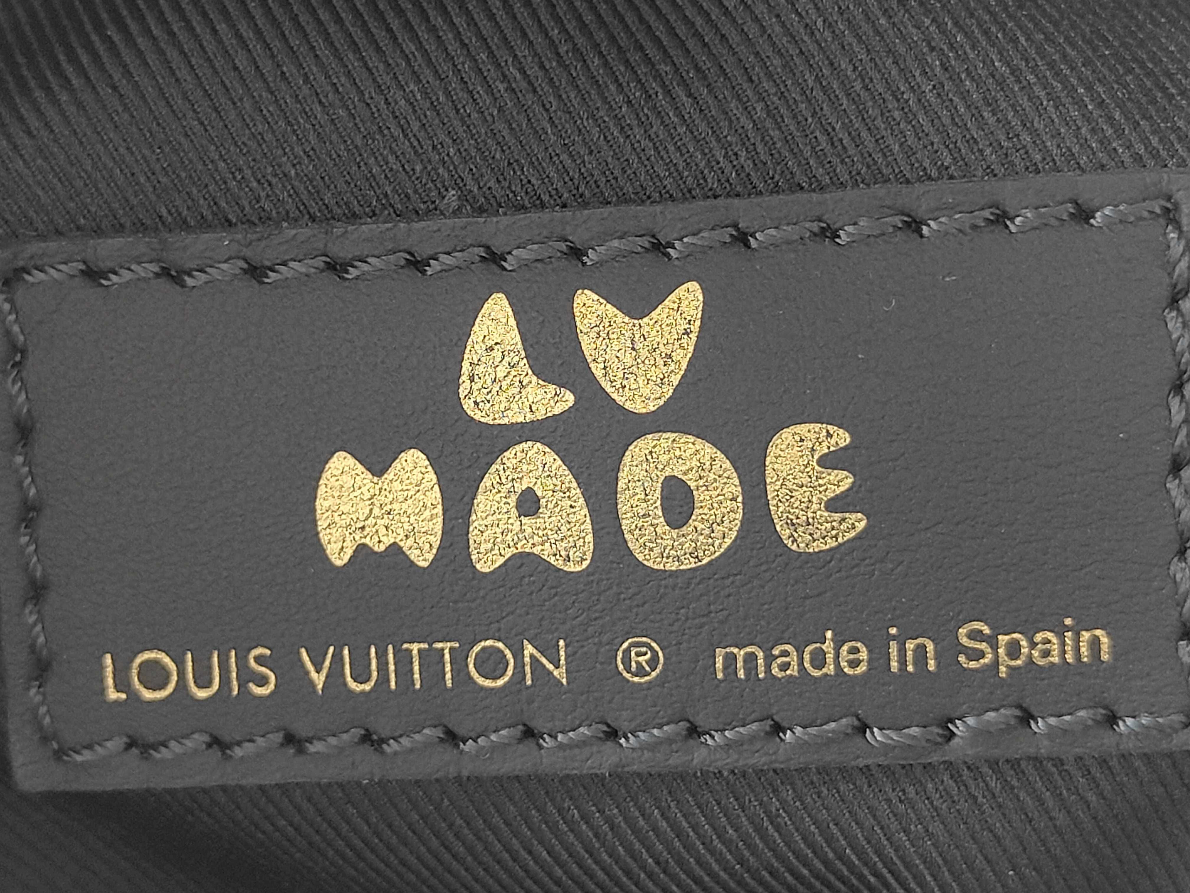 Monogram Denim Louis Vuitton NIGO M81060 Double Phone Pouch Monogram Denim Shoulder Bag with IC Card — view 13