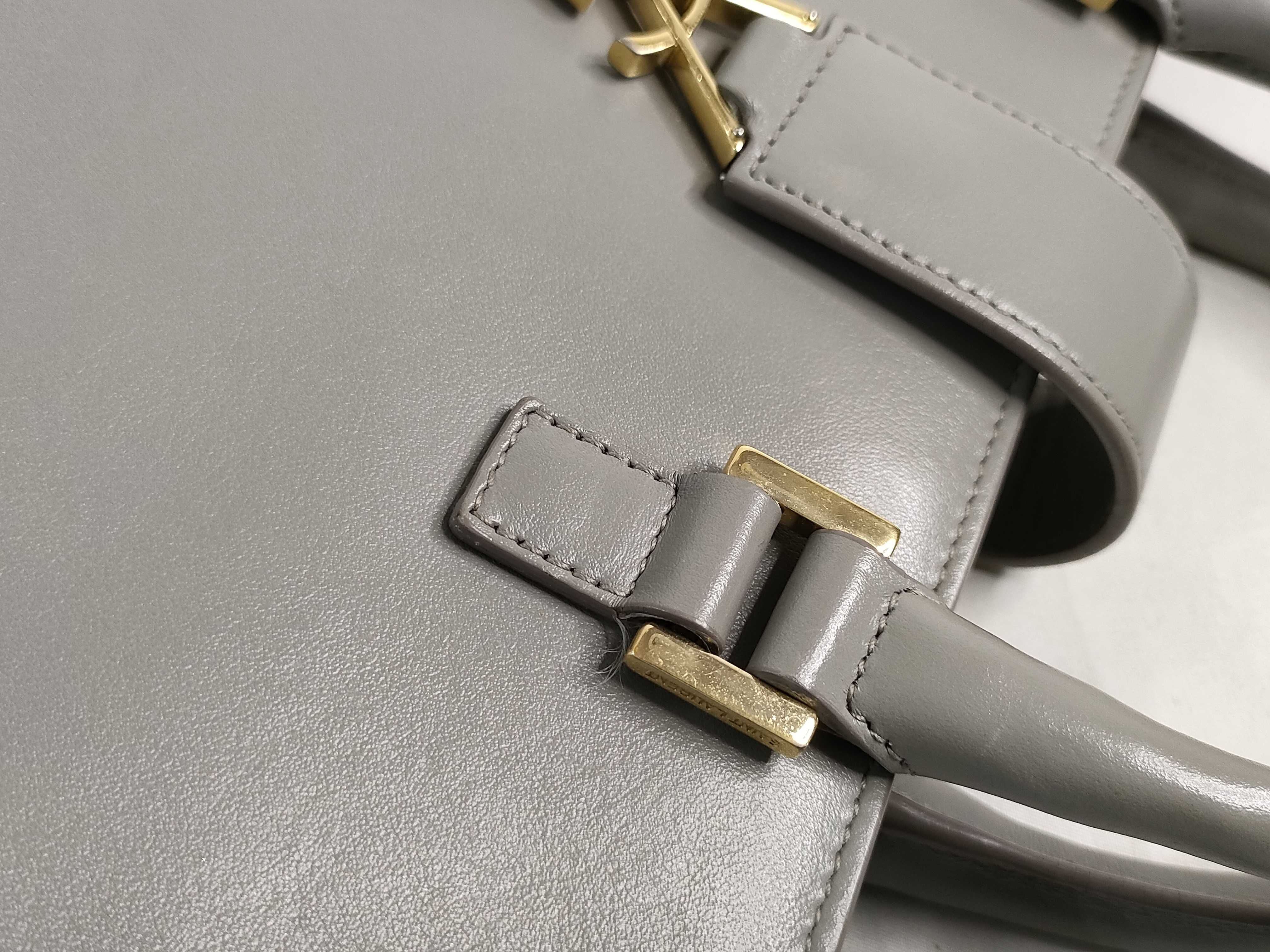 2-way bag with long strap Cabas Grey handbag — view 5