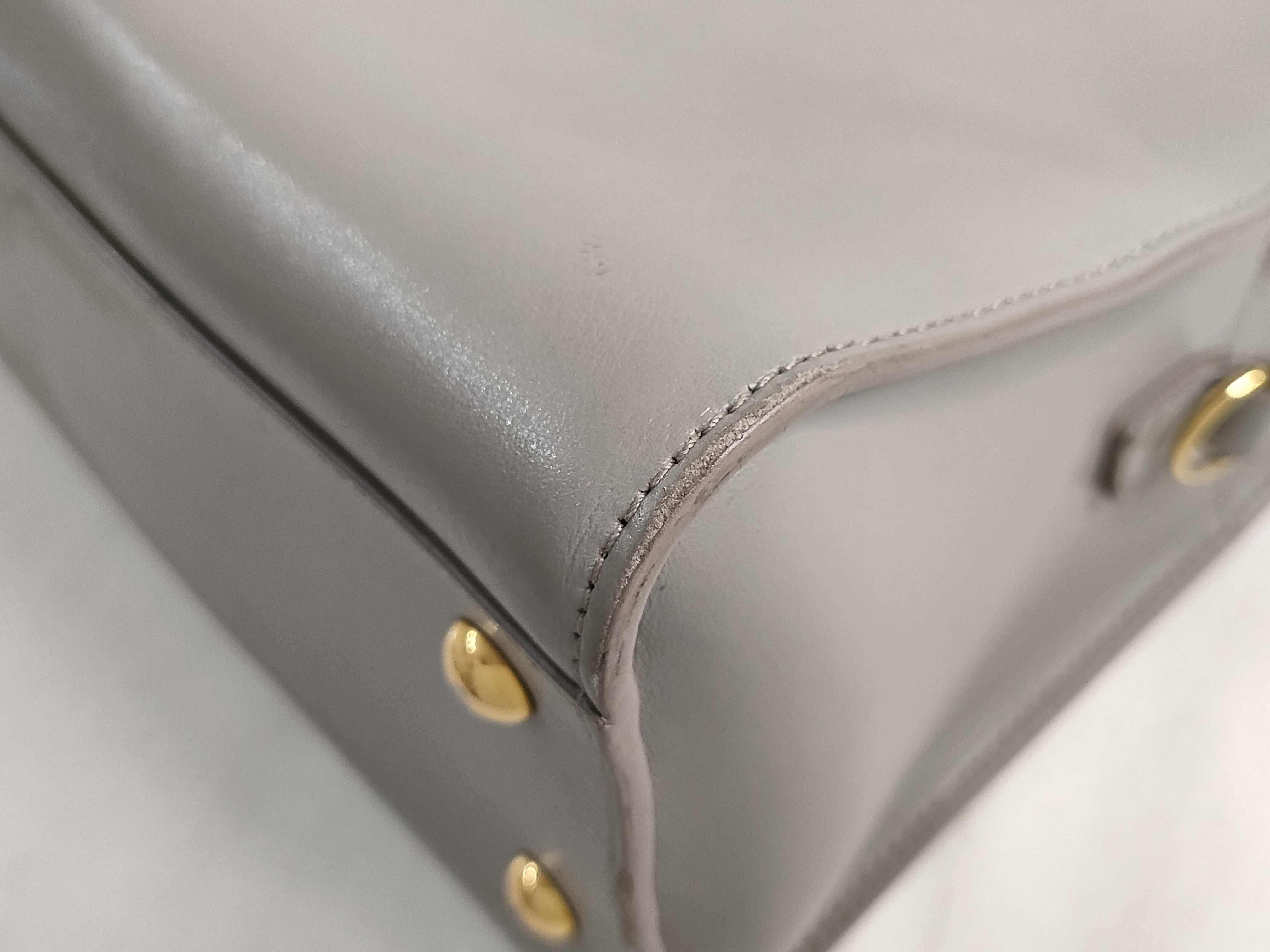 2-way bag with long strap Cabas Grey handbag — view 7