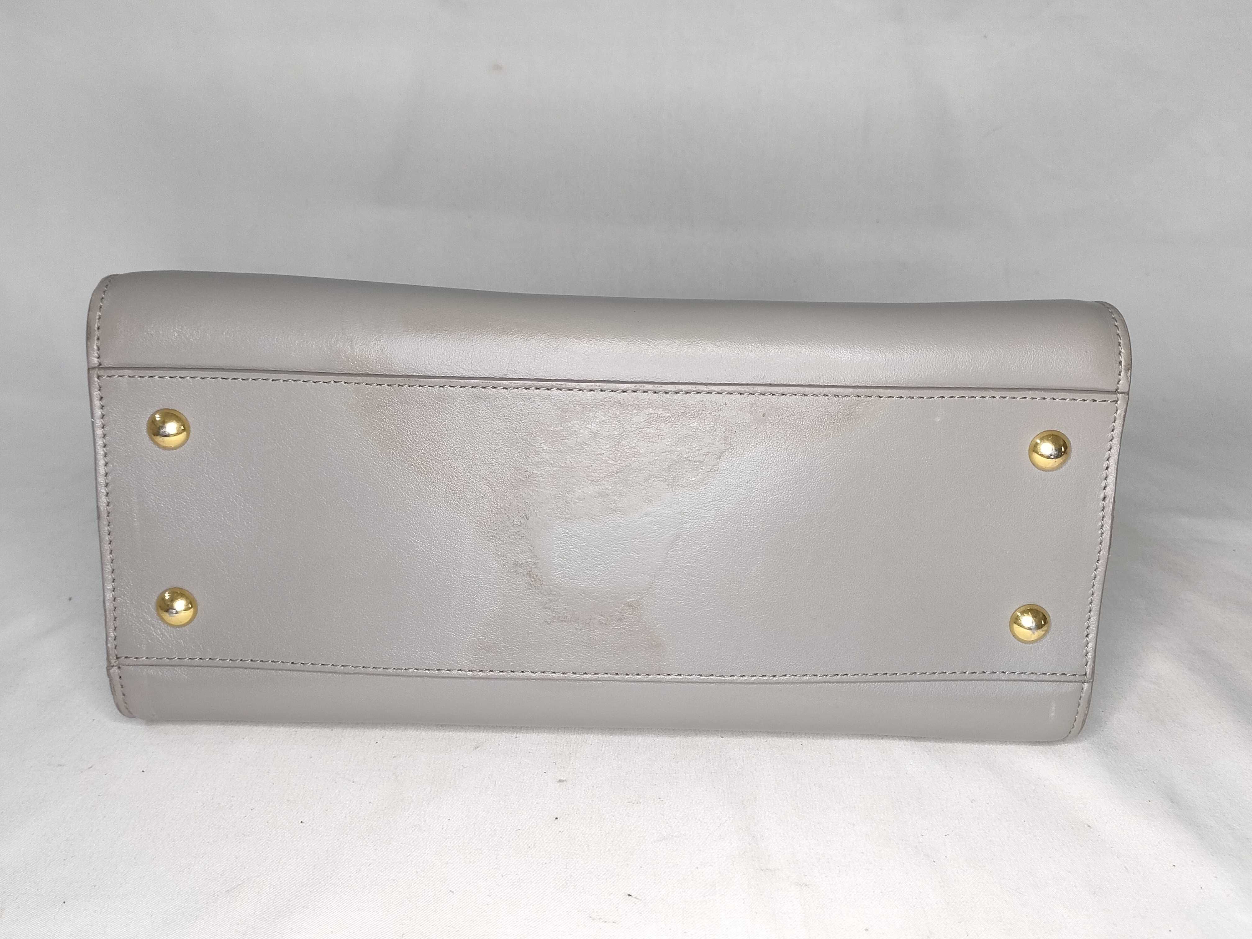 2-way bag with long strap Cabas Grey handbag — view 8