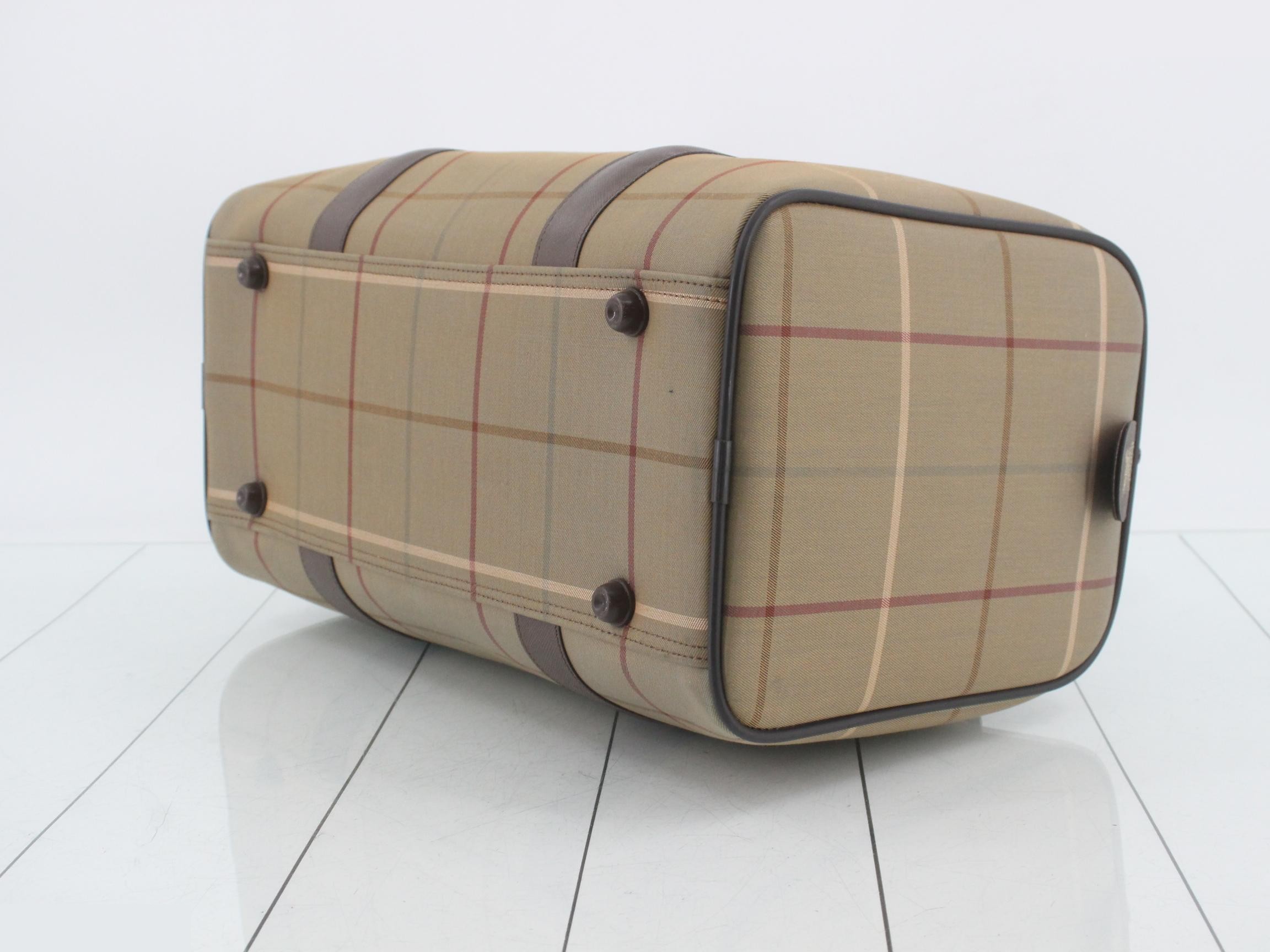 Checkered Boston bag, approximately 40cm wide — view 6