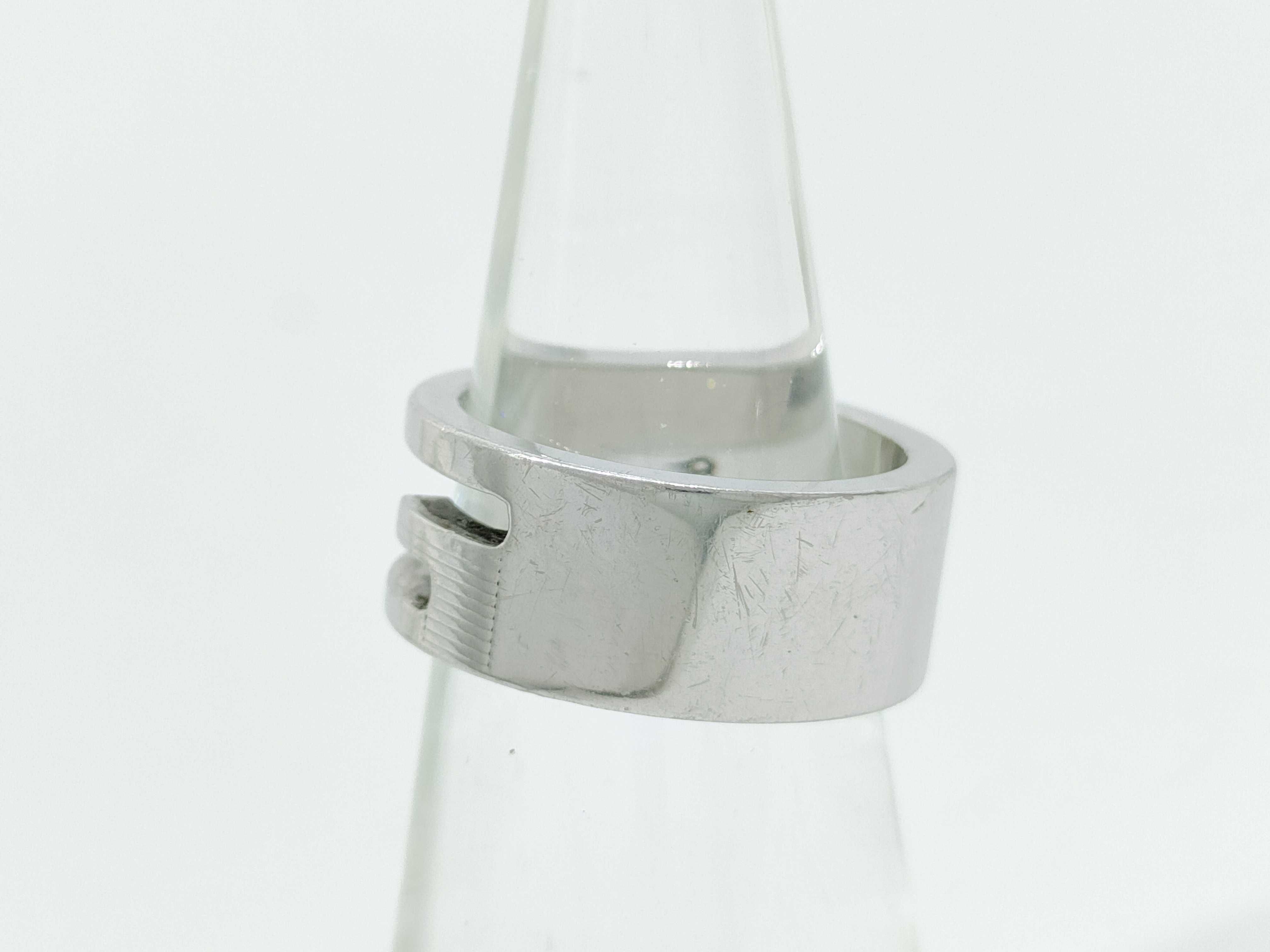 Branded Cutout G #9 SV925 7.0g Ring — view 2