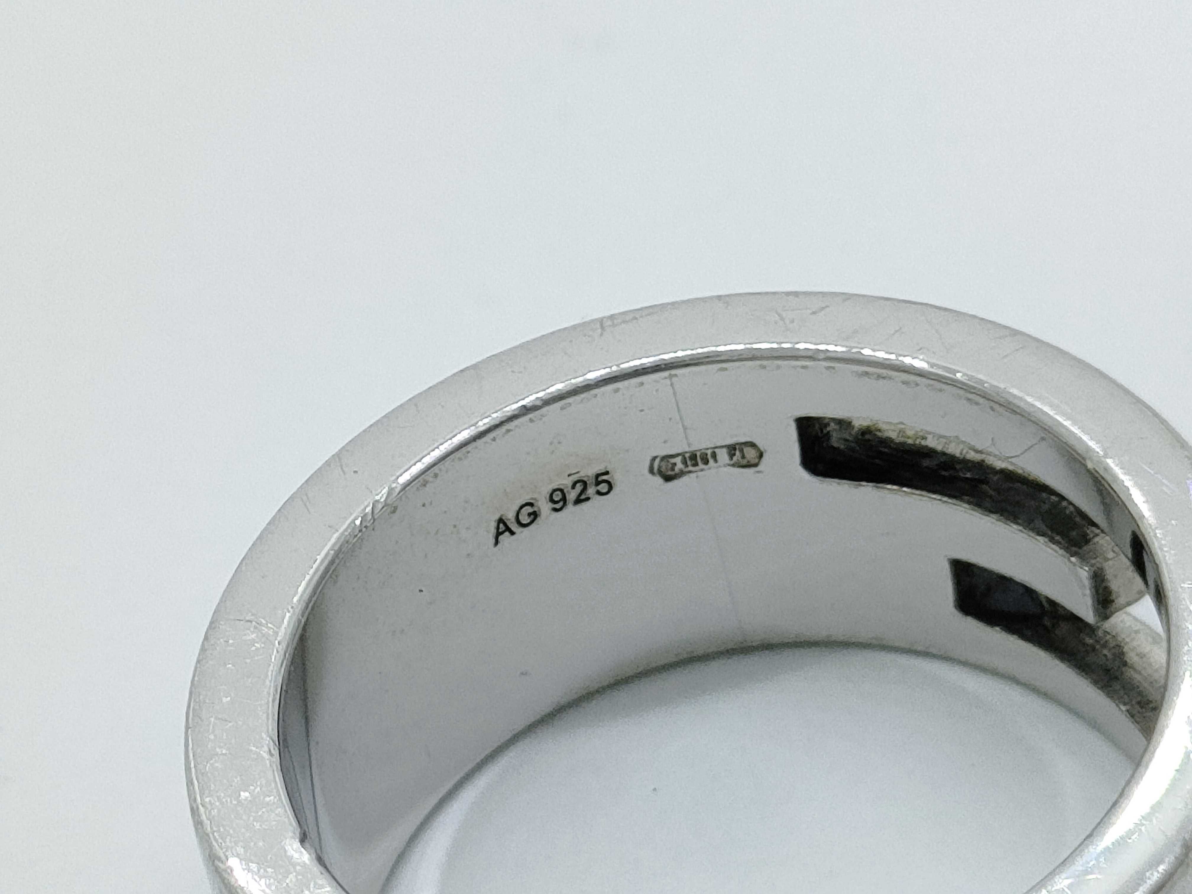 Branded Cutout G #9 SV925 7.0g Ring — view 6