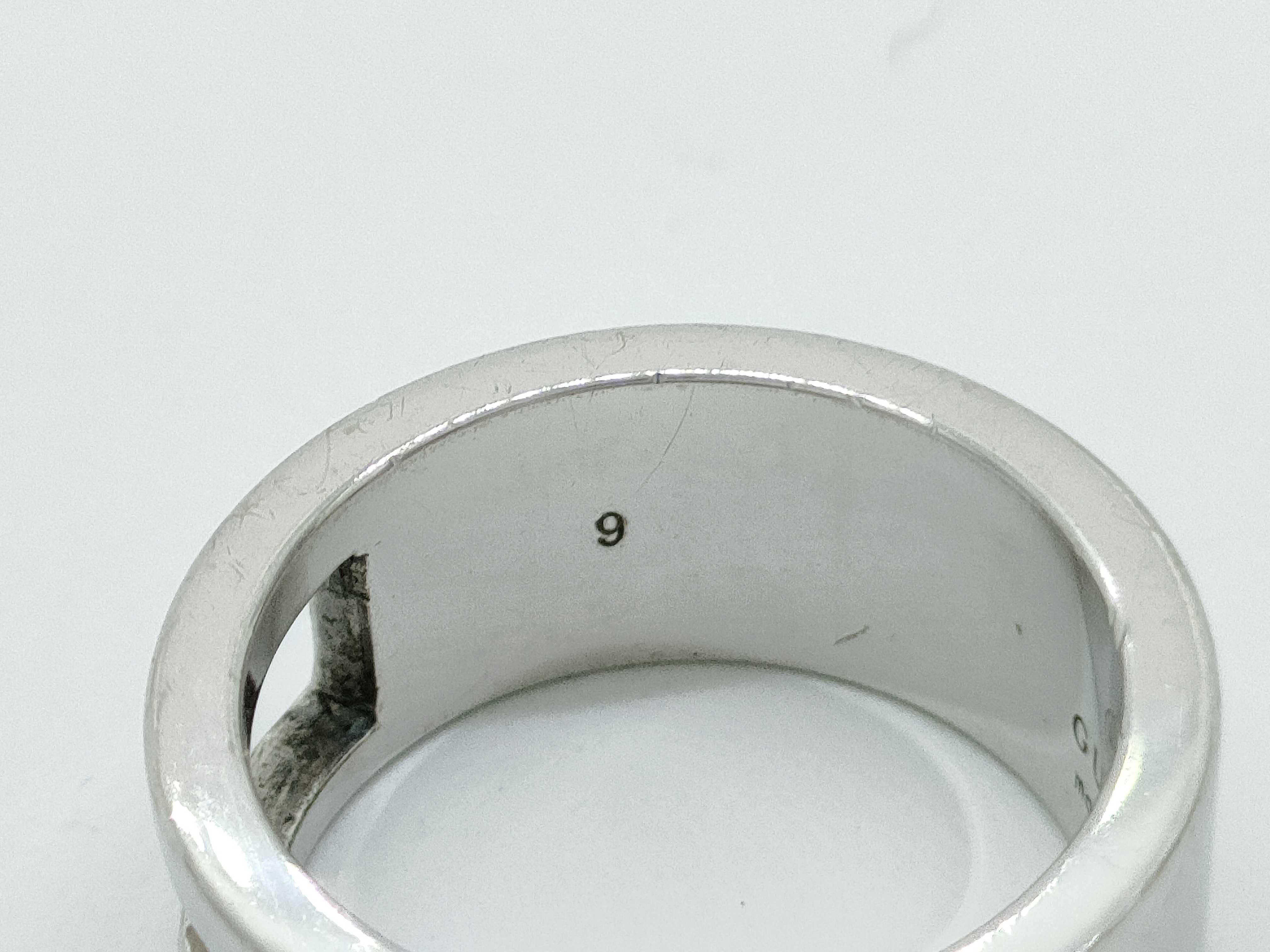 Branded Cutout G #9 SV925 7.0g Ring — view 7