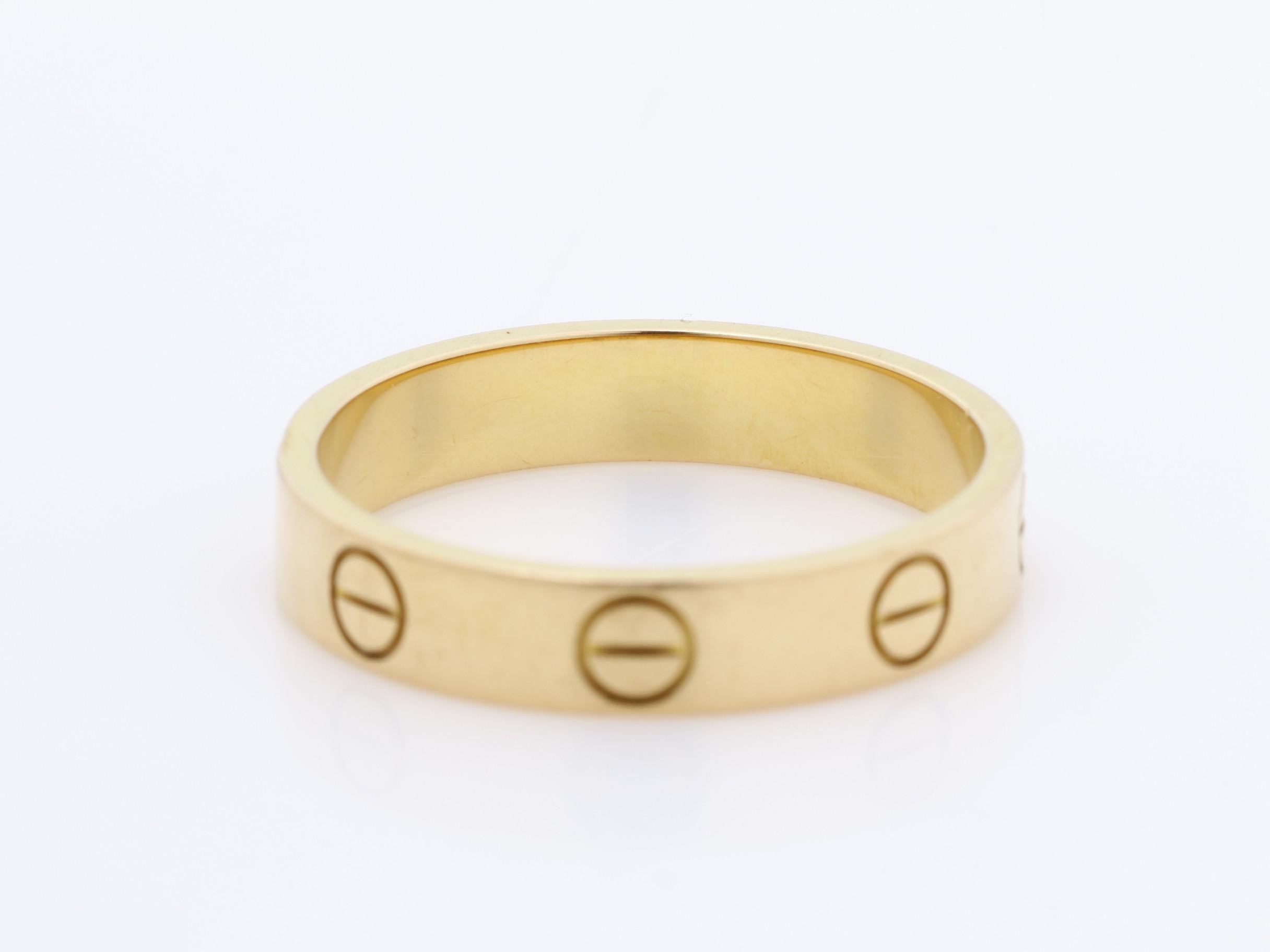 Mini Love Ring, 750PG, 3.1g, #52 / Actual Size #10.5 — view 4