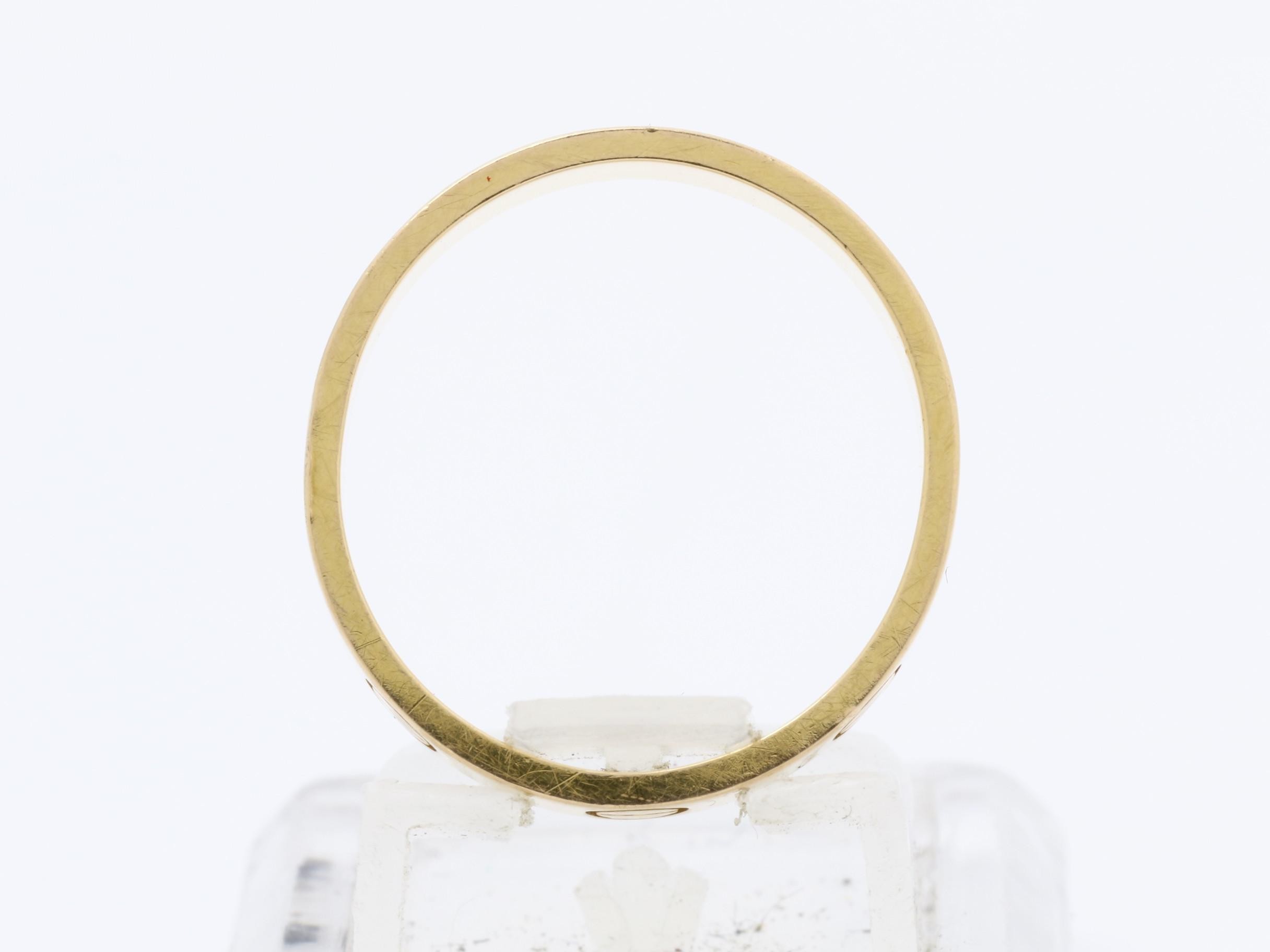 Mini Love Ring, 750PG, 3.1g, #52 / Actual Size #10.5 — view 5