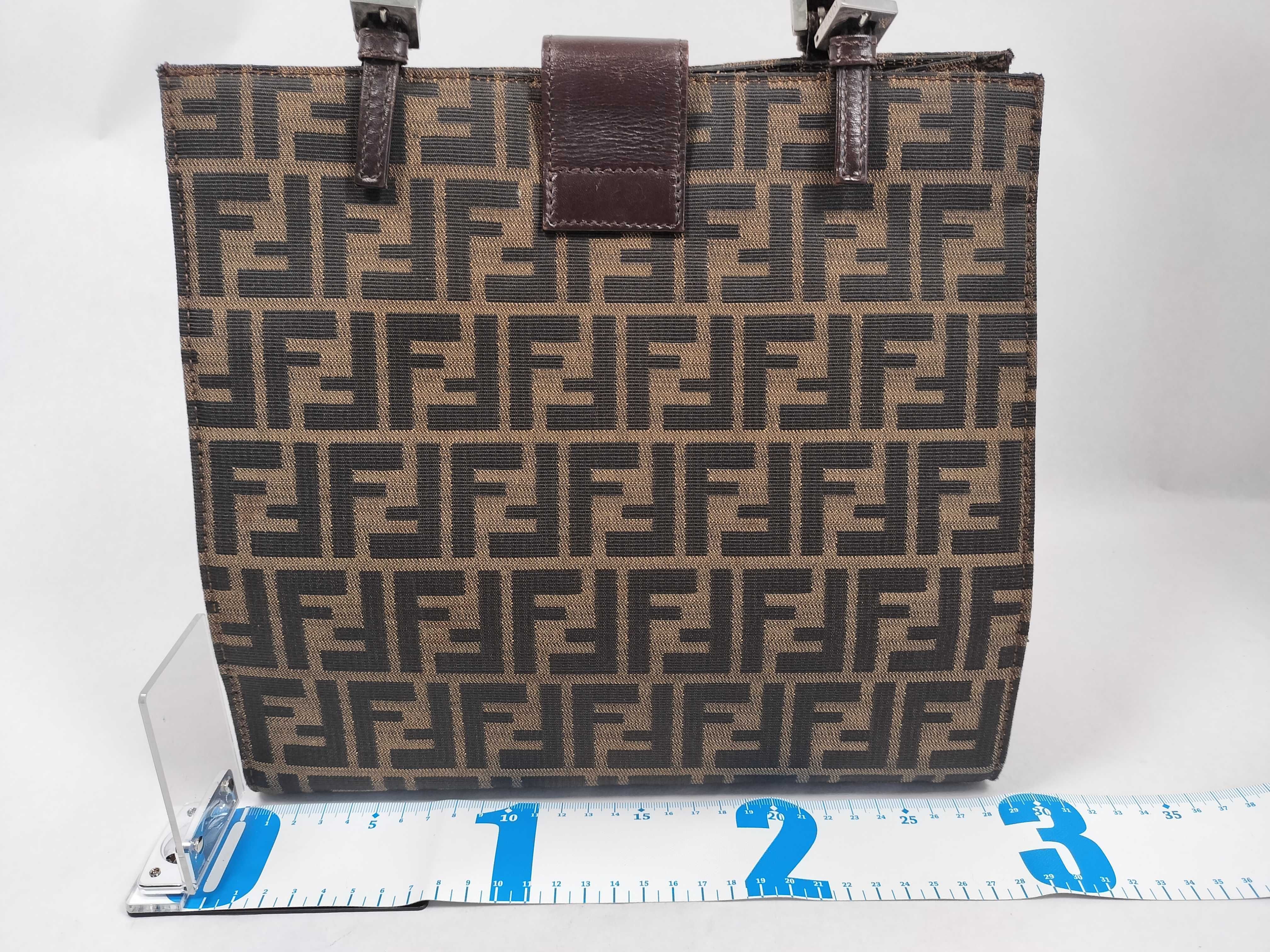 Zucca pattern Fendi Zucca tote bag Canvas tote bag — view 2