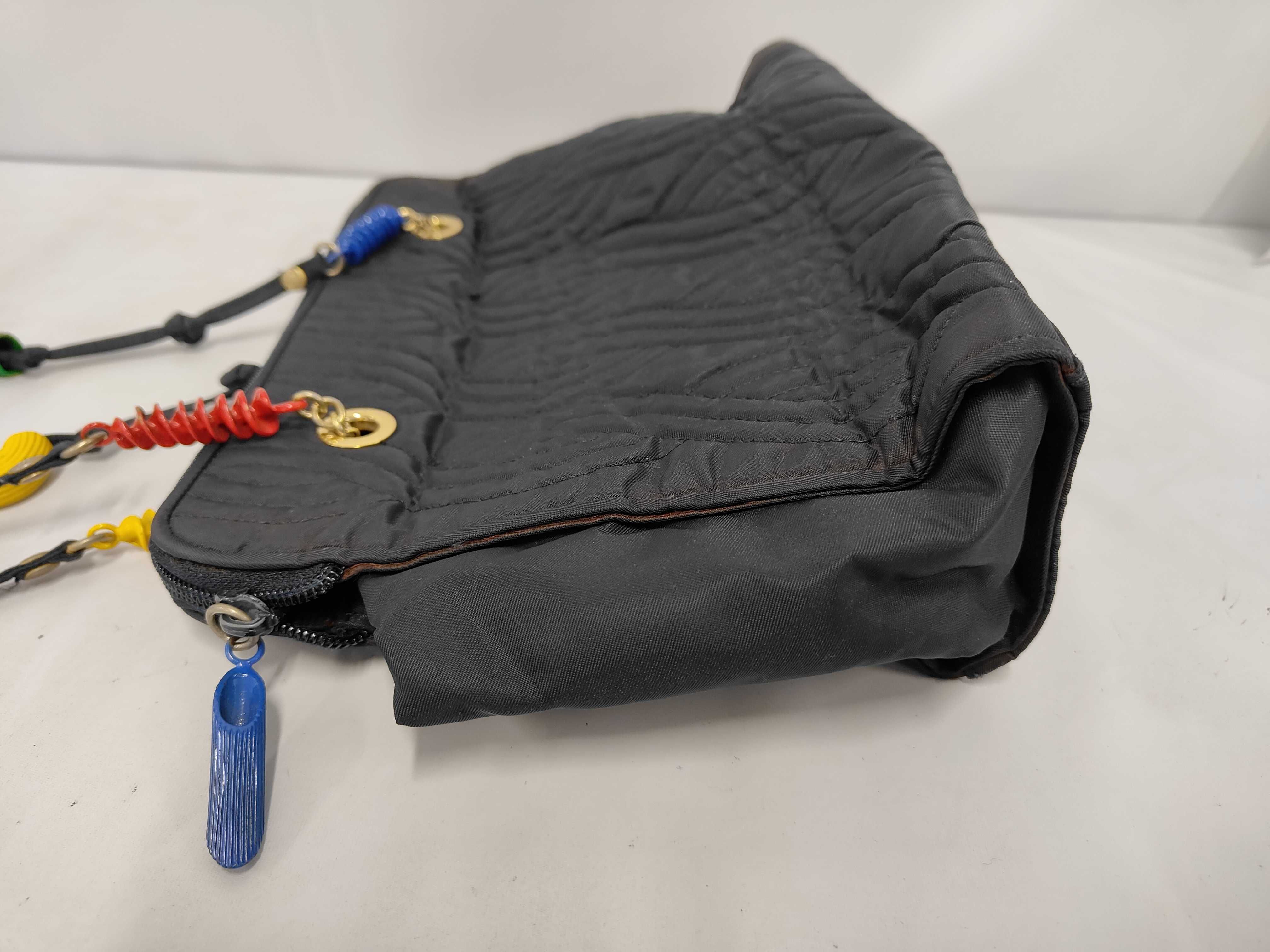 tote bag, pasta color, black tote bag — view 12