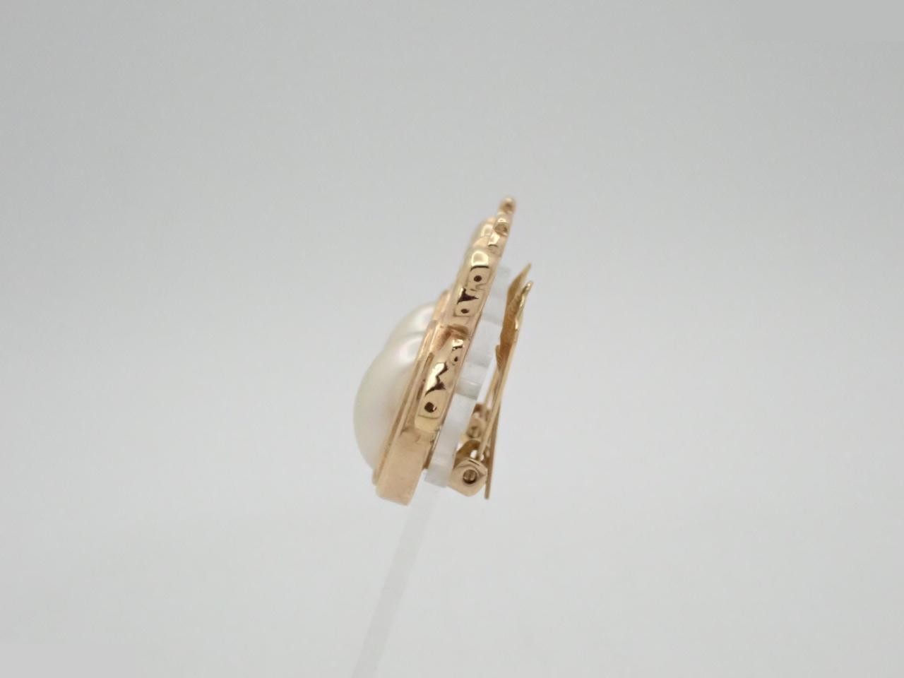 Ribbon Pearl Earrings — view 3