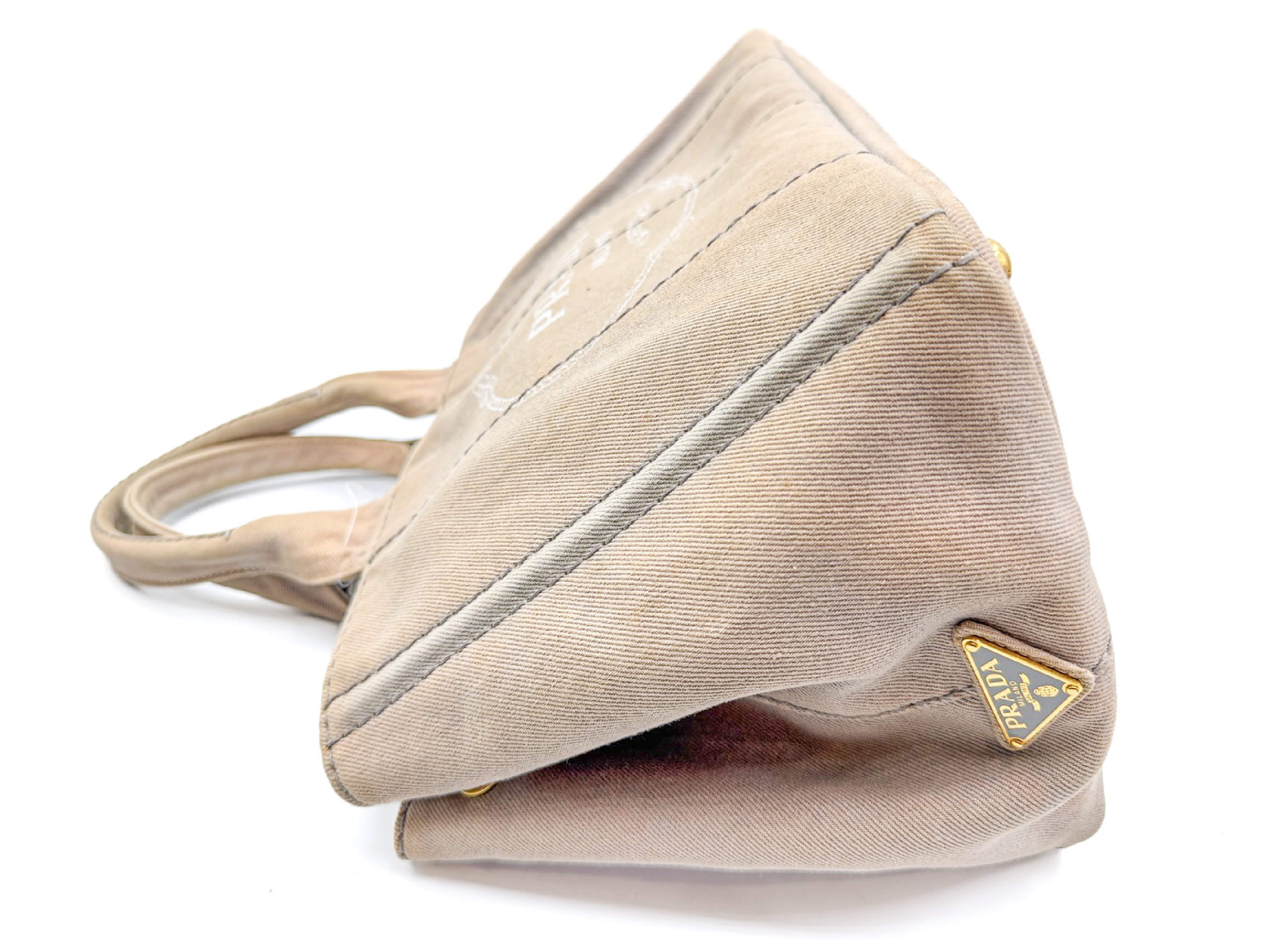 Canapa Gold Hardware Triangle Plate Handbag — view 6