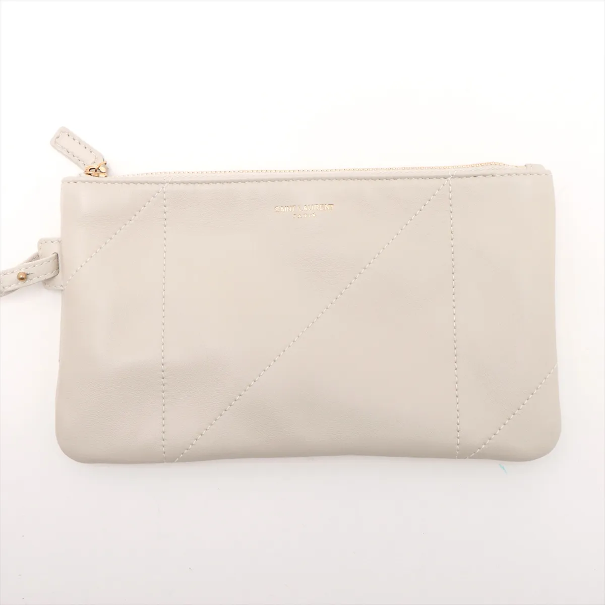 Jamie Leather Chain Shoulder Bag Beige 781666 — view 11