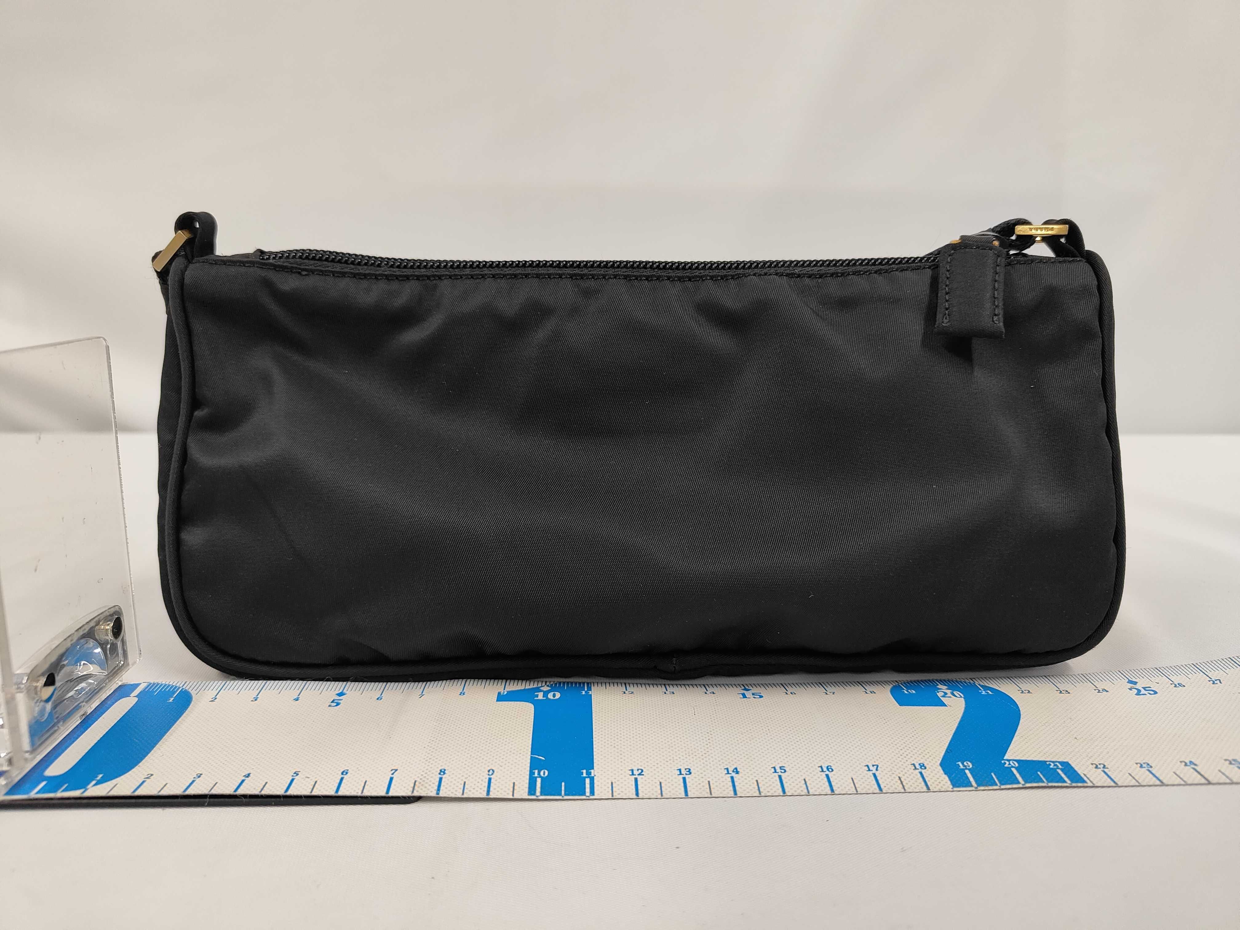 Accessory Pouch Nylon Black Handbag — view 2