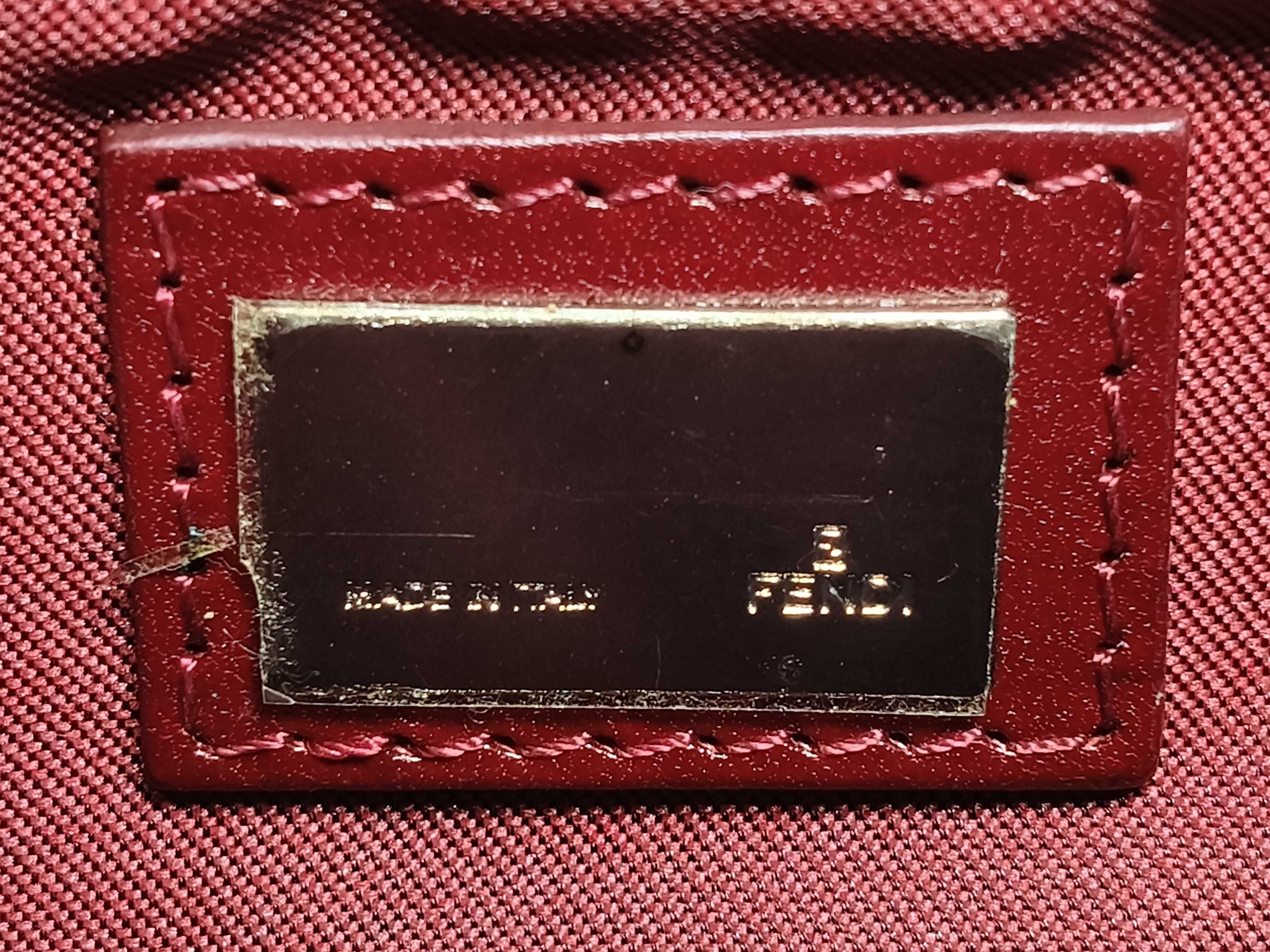Zucca pattern pouch, canvas and leather handbag — view 11